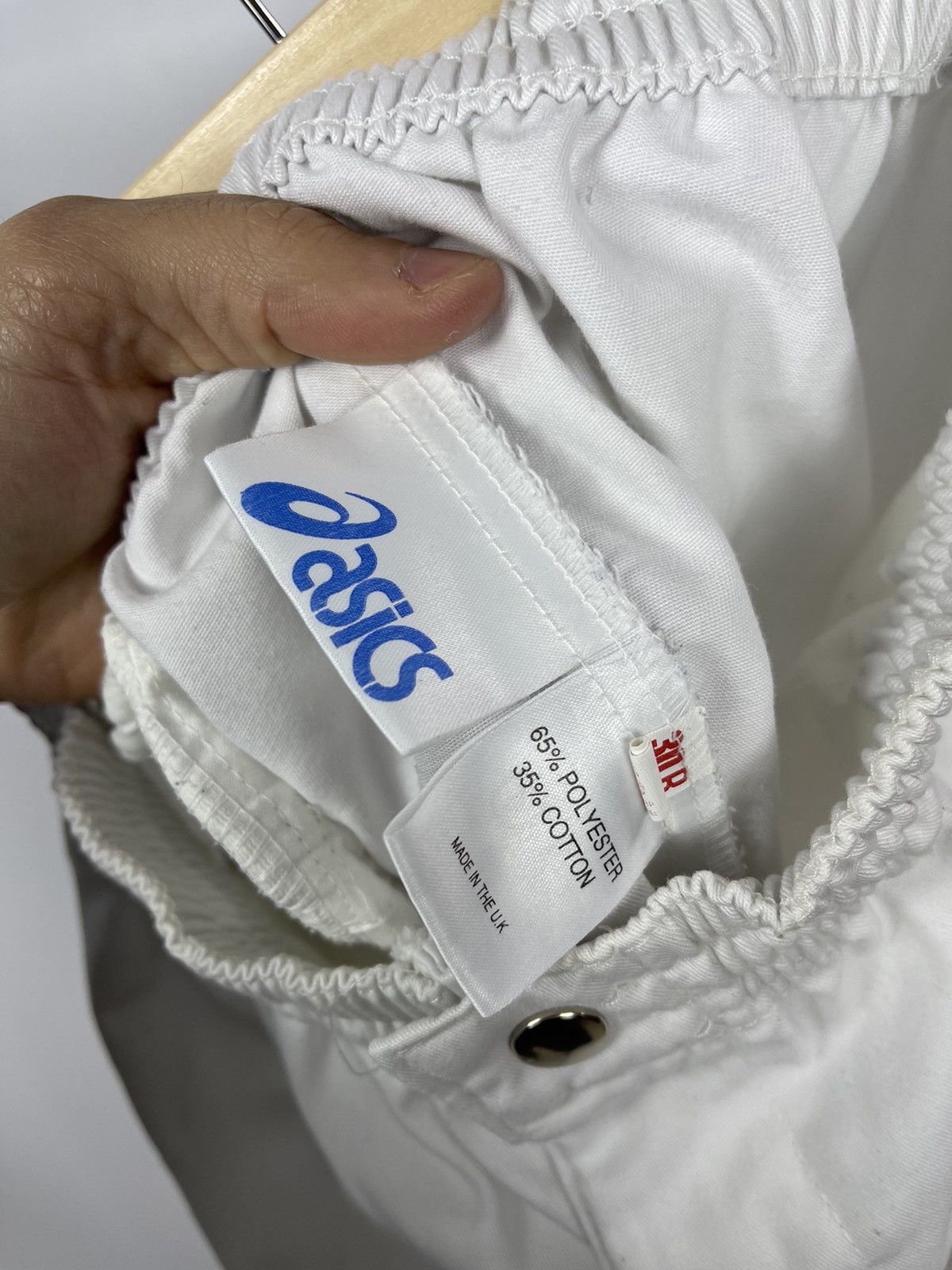 Asics Newcastle Asics Shorts Size 30 Vintage 90sWhite Made In U.K. Size US 30 / EU 46 - 6 Thumbnail
