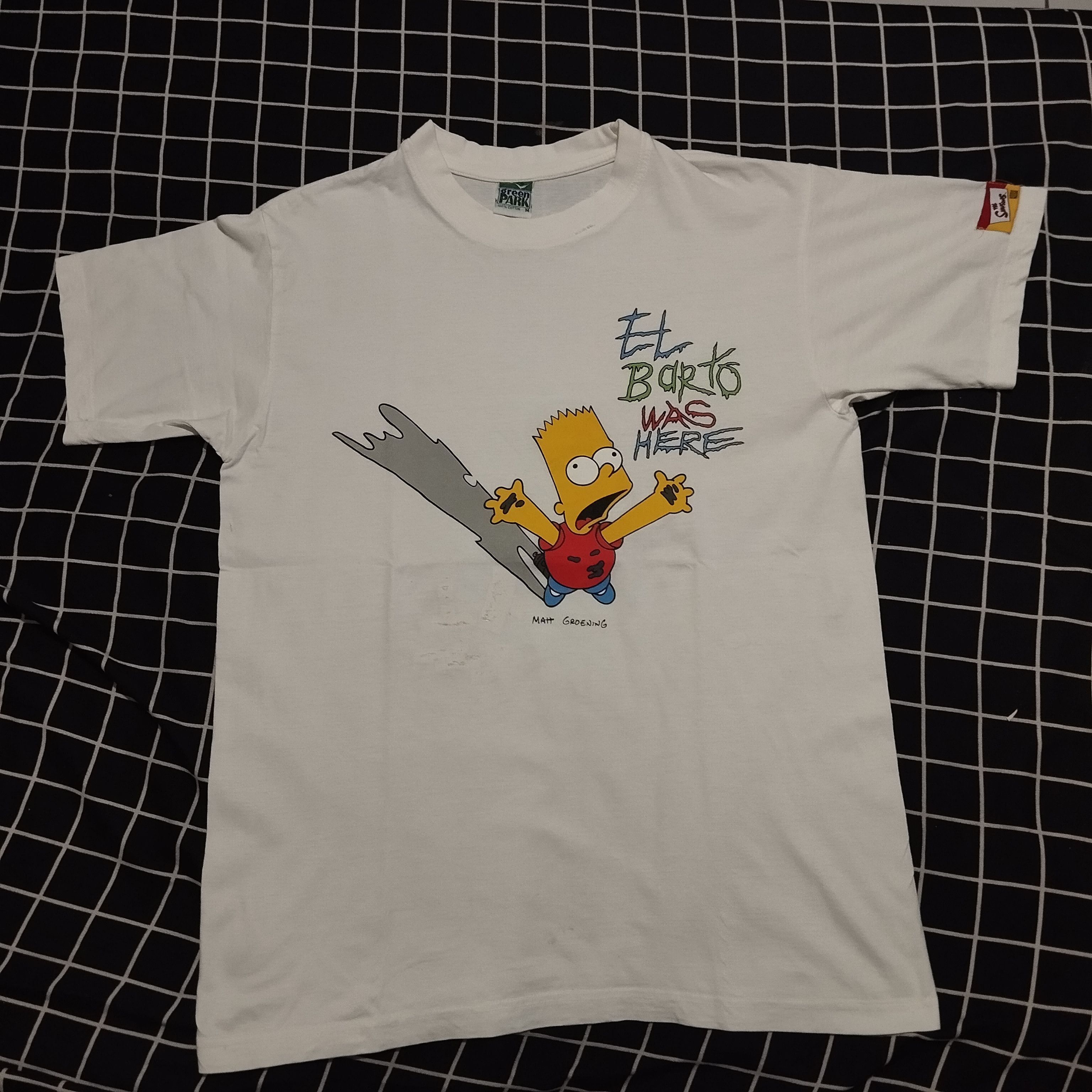 The Simpsons Vtg 1999 El Barto Was Here by green park Size US M / EU 48-50 / 2 - 2 Thumbnail