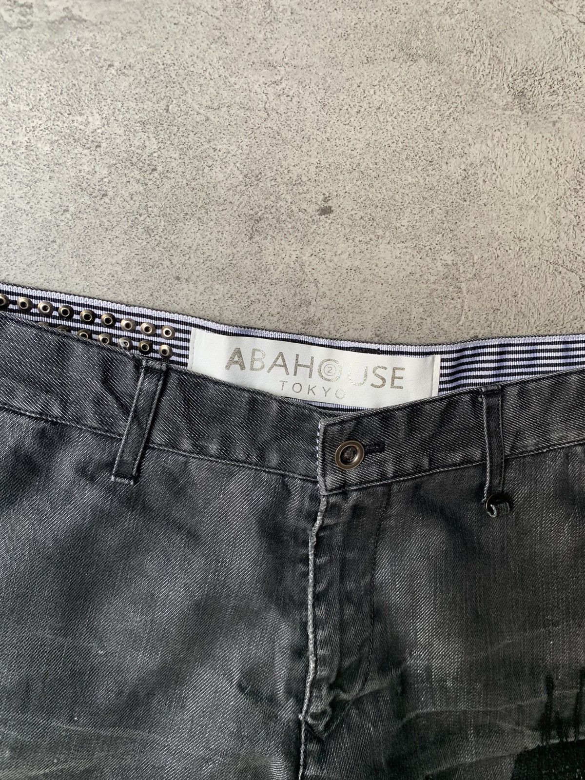5351 POUR LES HOMMES ABAHOUSE (5351) lace up flare jeans Size US 30 / EU 46 - 3 Thumbnail