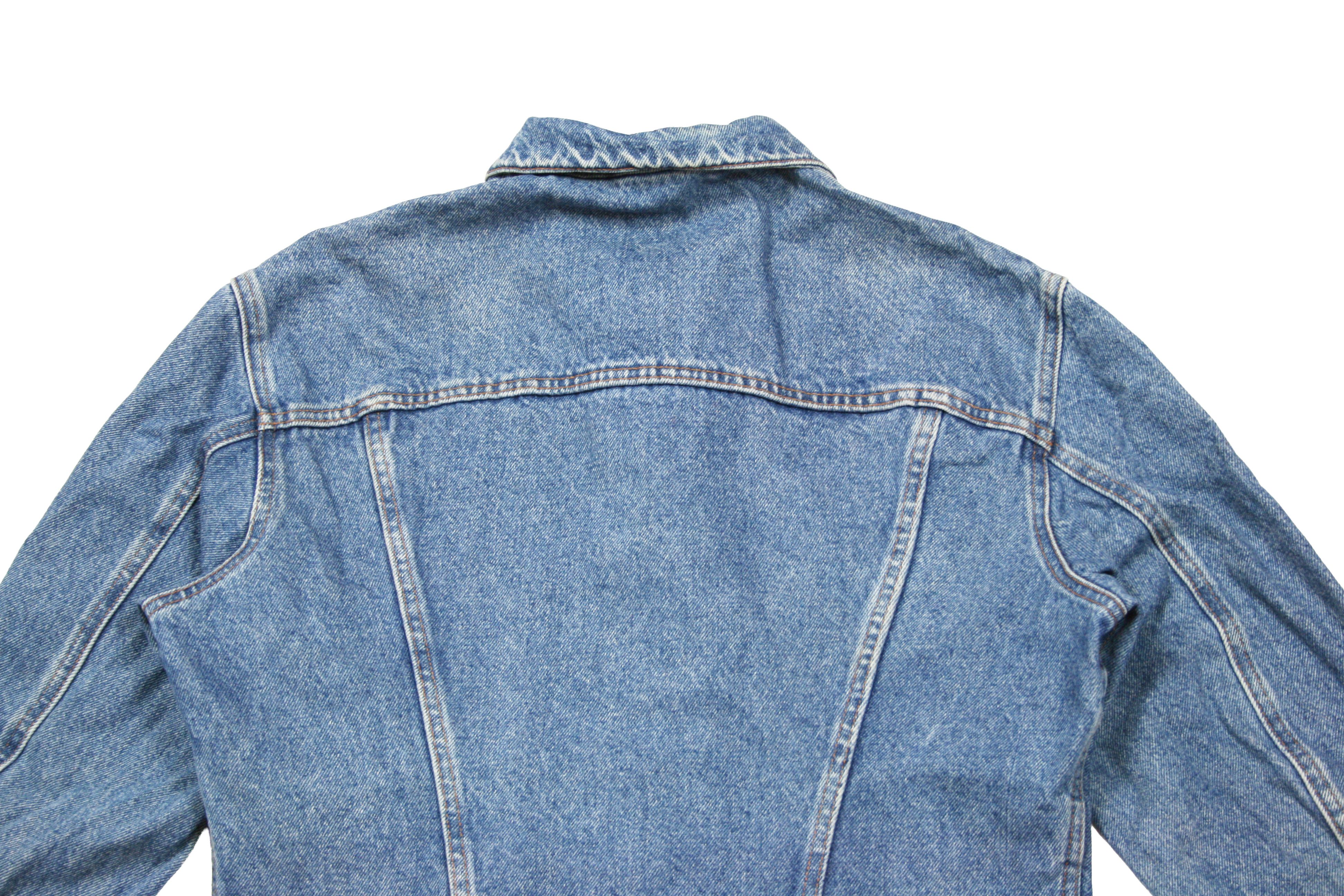 Katharine Hamnett London 90S Denim Trucker Y2K Jacket Vintage Size XL / US 12-14 / IT 48-50 - 5 Thumbnail