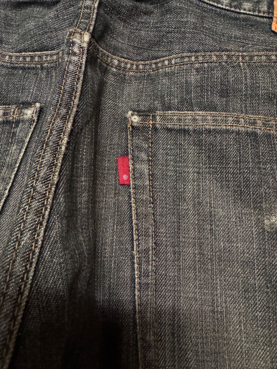 Vintage 💥ARCHIVES💥VINTAGE BOBSON CHESSKING MUDWASH DISTRESSED DENIM Size US 35 - 14 Thumbnail
