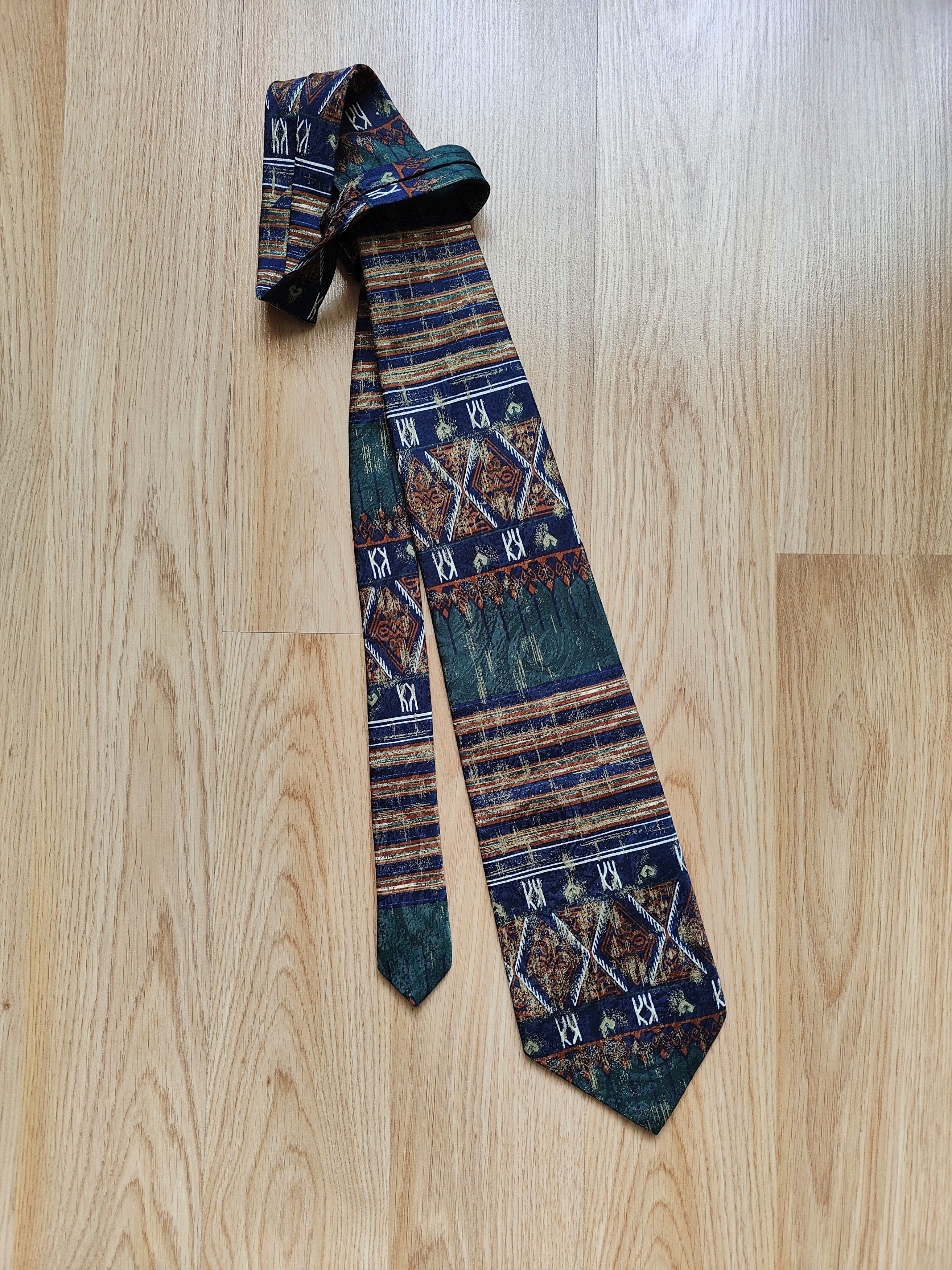 Hardy Amies Vintage Hardy Amies Tie Silk Italy Tie Hardy Amies Size ONE SIZE - 7 Thumbnail