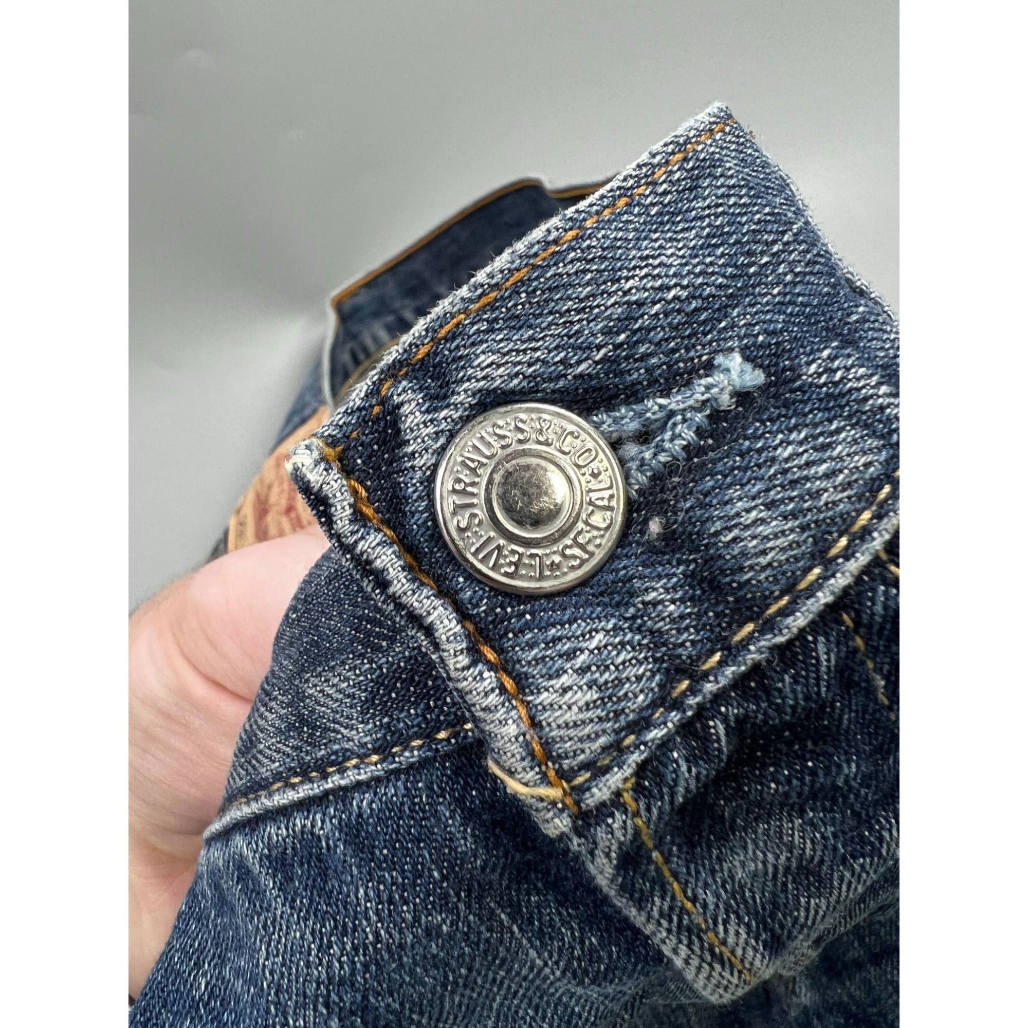 Levi's Levi’s 501 Distressed Denim Jeans Pants (Y0905) Size US 34 / EU 50 - 5 Thumbnail