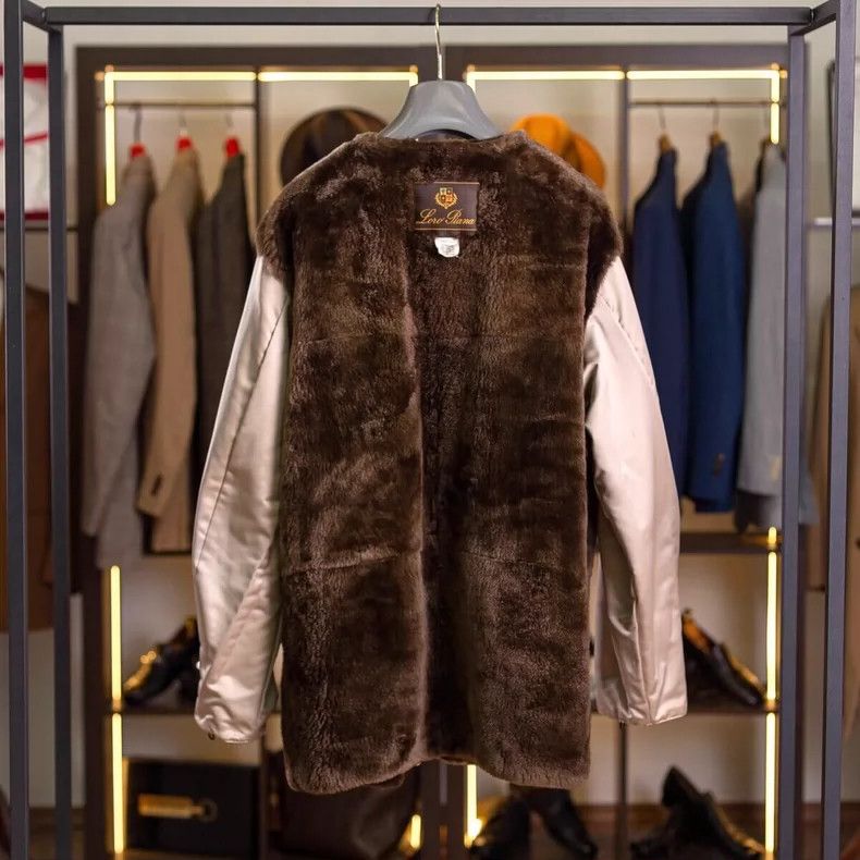 Loro Piana LORO PIANA Mink fur two-piece leather jacket and coat Size US XL / EU 56 / 4 - 8 Thumbnail