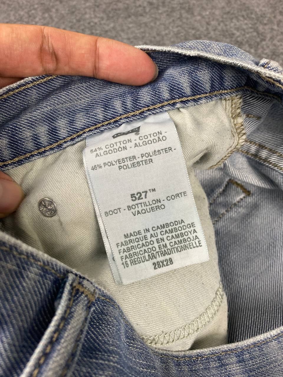 Levi's vintage levis 527 distressed bootcut flare denim Size US 30 / EU 46 - 15 Thumbnail