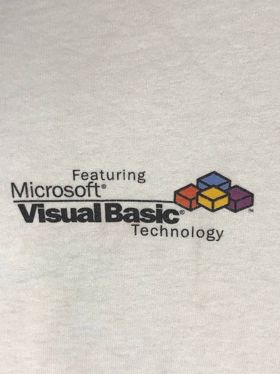 Microsoft × Vintage vintage Microsoft visual basic technology computer software Size US XL / EU 56 / 4 - 3 Thumbnail
