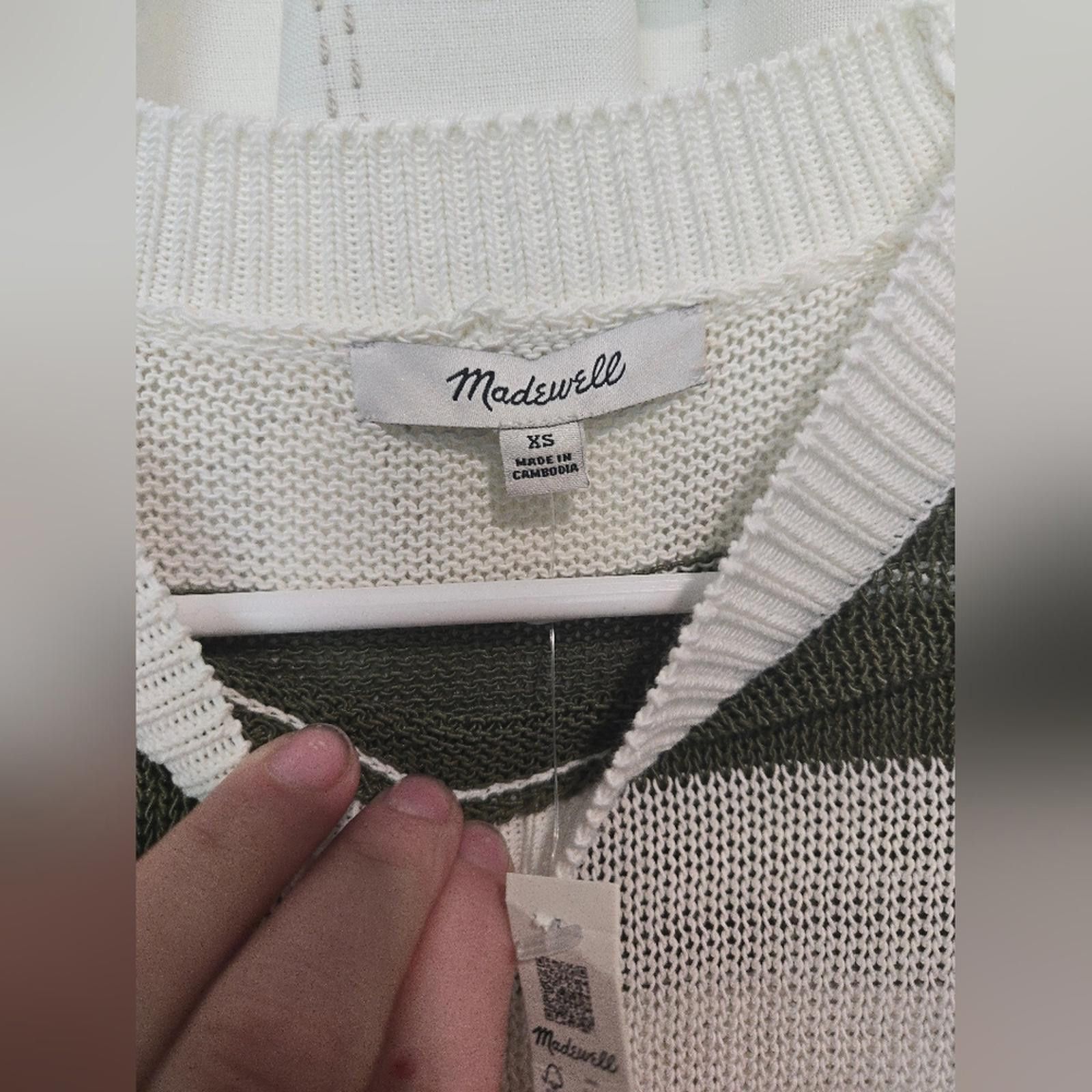 Madewell Madewell Loose-Knit Crewneck Sweater Size XS / US 0-2 / IT 36-38 - 5 Thumbnail