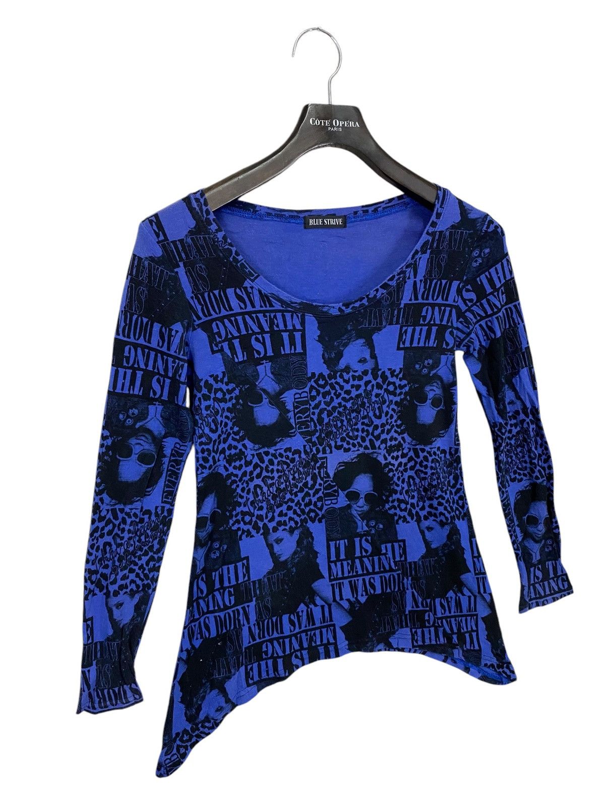 14th Addiction × Japanese Brand × Seditionaries Japanase brand Blue strive blouse full printed Size S / US 4 / IT 40 - 2 Thumbnail