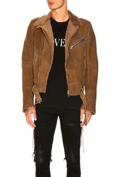 Amiri Amiri shearling biker jacket Size US L / EU 52-54 / 3 - 1 Thumbnail