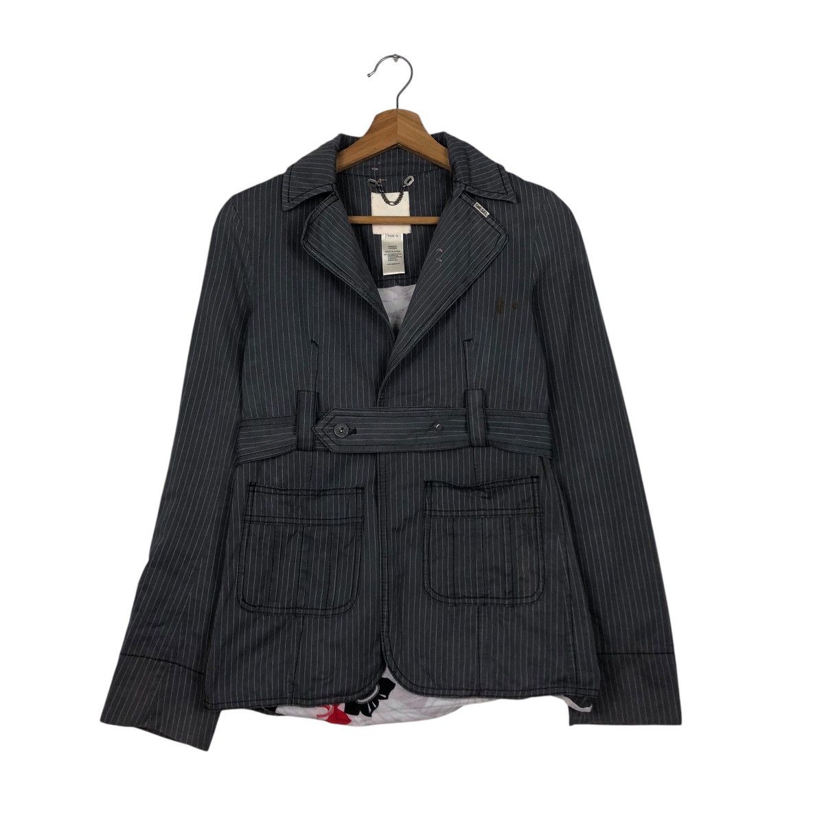 Diesel 📌Hickory Chore Work Striped Jacket Diesel Issey Miyake Size US S / EU 44-46 / 1 - 2 Thumbnail