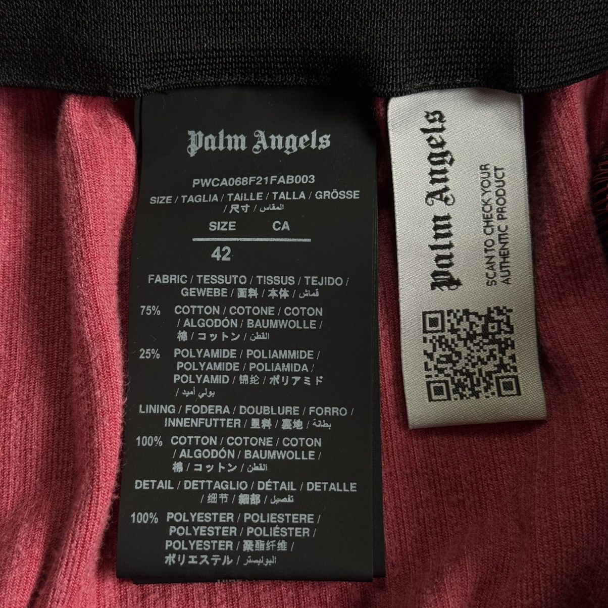 Palm Angels Palm Angels Track Pants Luxury Streetwear Colour Pink Size 28" / US 6 / IT 42 - 5 Thumbnail