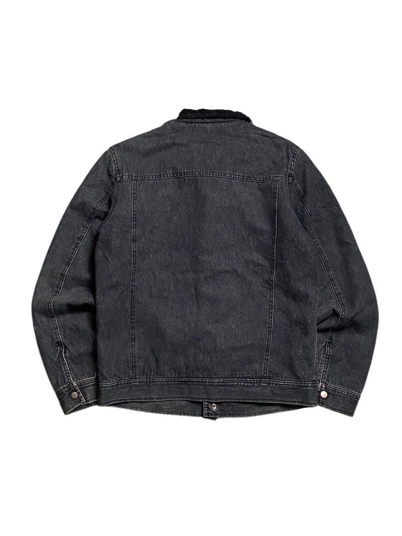 BUFFALO BOBS × Vintage Vintage Buffalo Bobs Denim Sherpa Jacket Ramones Style Size US L / EU 52-54 / 3 - 6 Thumbnail