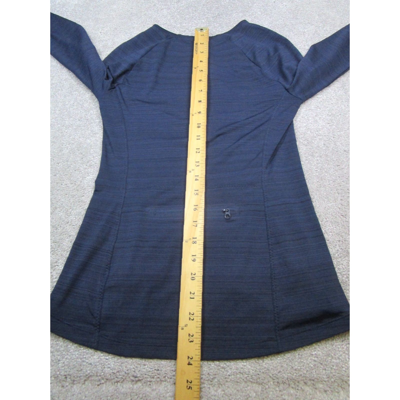 Athleta Athleta Womens XS Blue Running Half Zip Sweater Jacket - Athletic Activewear Size XS / US 0-2 / IT 36-38 - 7 Thumbnail