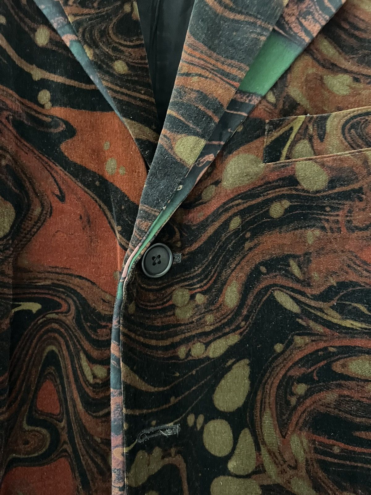 Yohji Yamamoto Yohji Yamamoto P.H. F/W 2015 Marble Jacket Sz.3 (Rare) Size US L / EU 52-54 / 3 - 6 Thumbnail