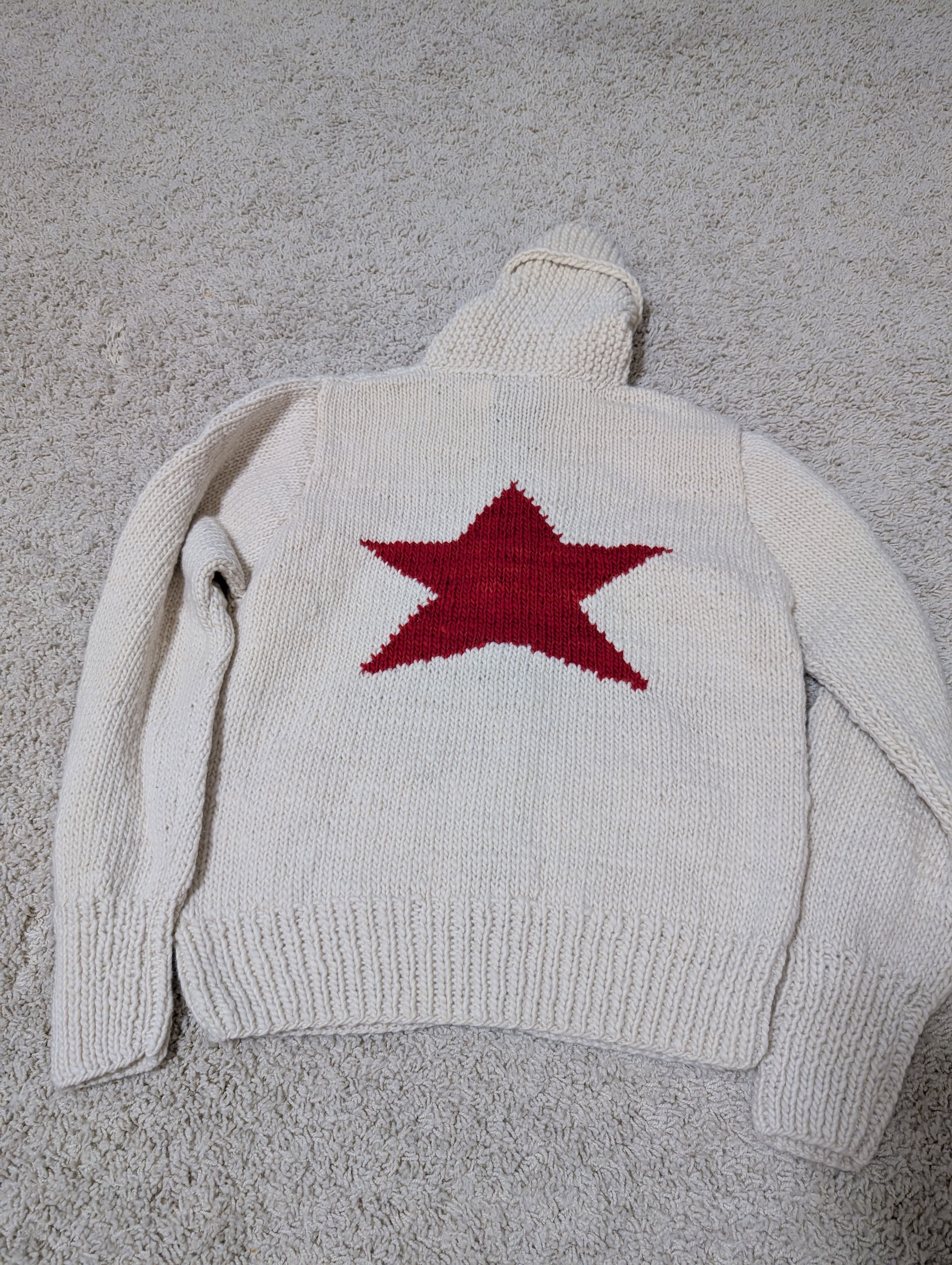 Chamula Chamula Star Zip Front Hooded Cardigan Size US M / EU 48-50 / 2 - 3 Thumbnail