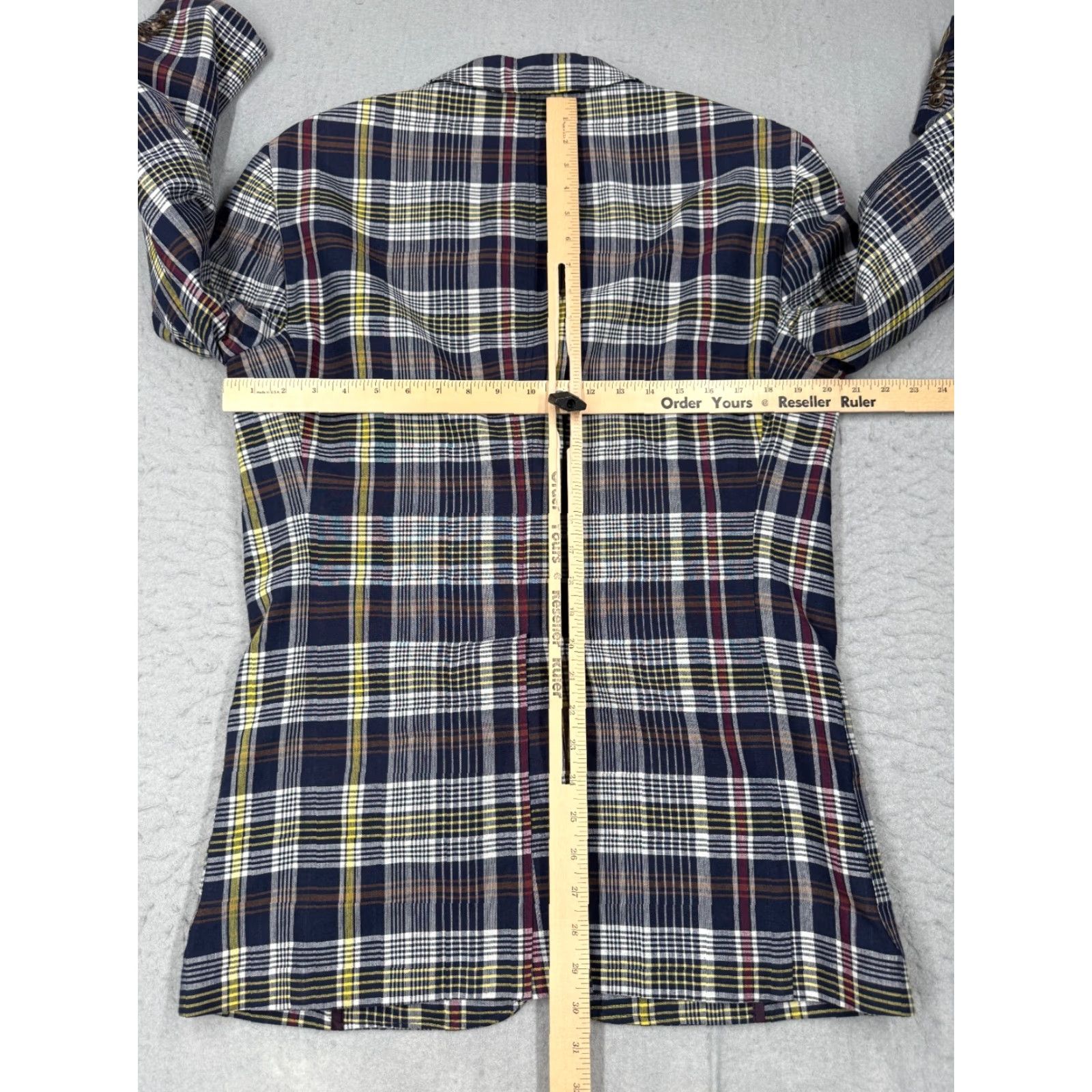 Polo Ralph Lauren Vintage Polo Ralph Lauren Sport Coat Jacket Men Small Blue Plaid Wool 3-Button Classic Size US S / EU 44-46 / 1 - 7 Thumbnail