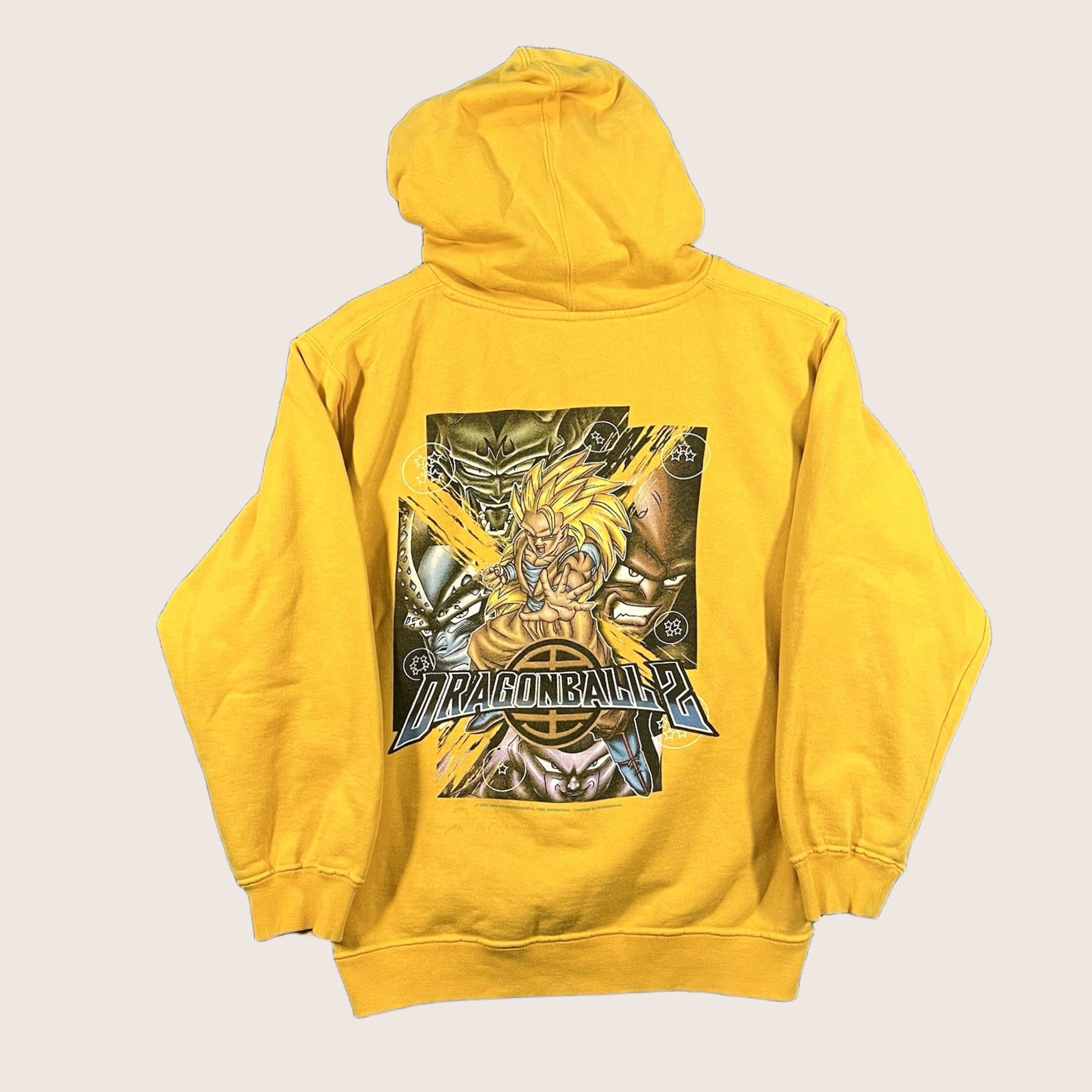 Vintage VINTAGE Dragon Ball Z Hoodie Goku Super Saiyan Anime Size S Yellow RARE Size US S / EU 44-46 / 1 - 1 Thumbnail