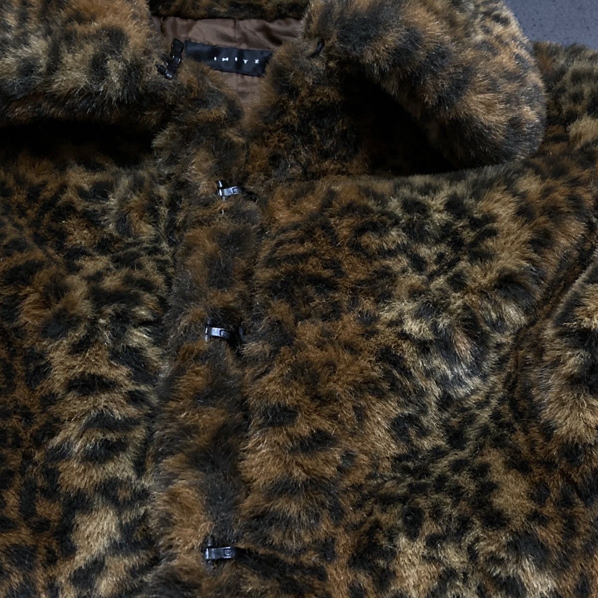 Vintage Faux fur leopard avant garde short coat Size S / US 4 / IT 40 - 4 Thumbnail