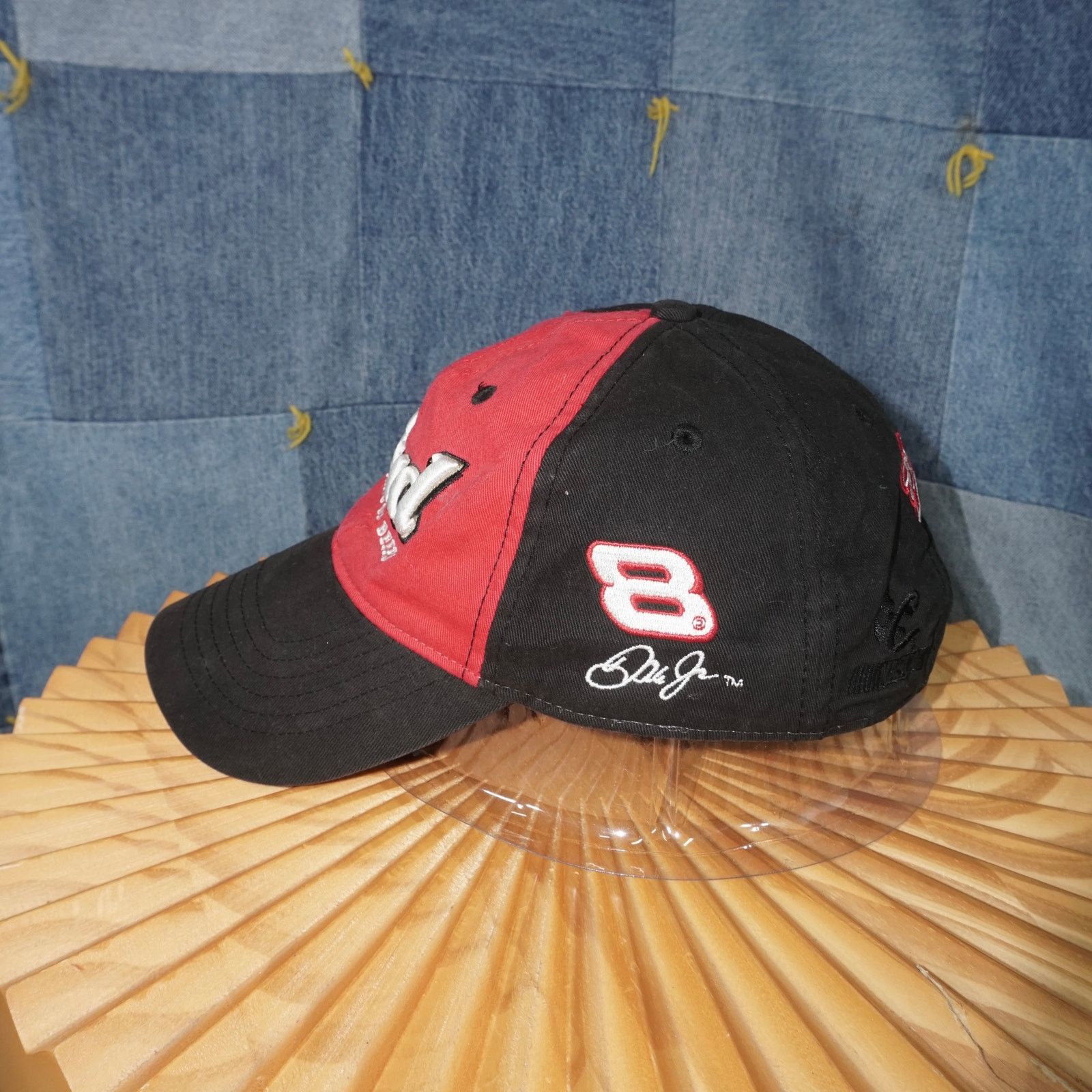NASCAR OSFA -Vintage Y2K Budweiser Dale Earnhardt jr nascar 00s hat Size ONE SIZE - 3 Thumbnail