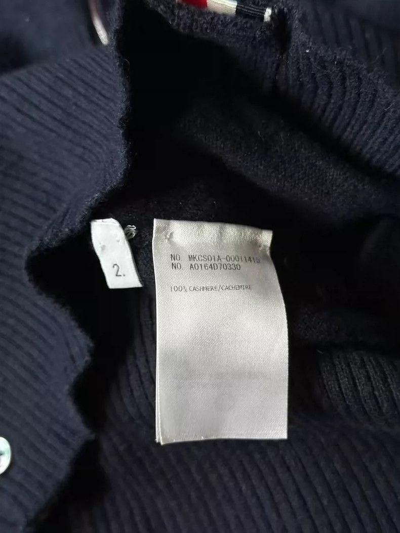 Thom Browne Thom Browne Blue cashmere cardigan jacket 2505-Nextarrow Size US M / EU 48-50 / 2 - 4 Thumbnail