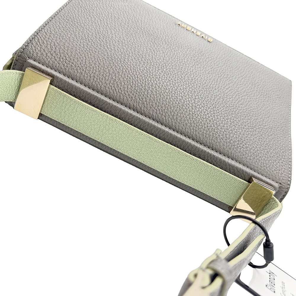 Givenchy Givenchy Gray Grained Leather Shoulder Bag Size ONE SIZE - 4 Thumbnail