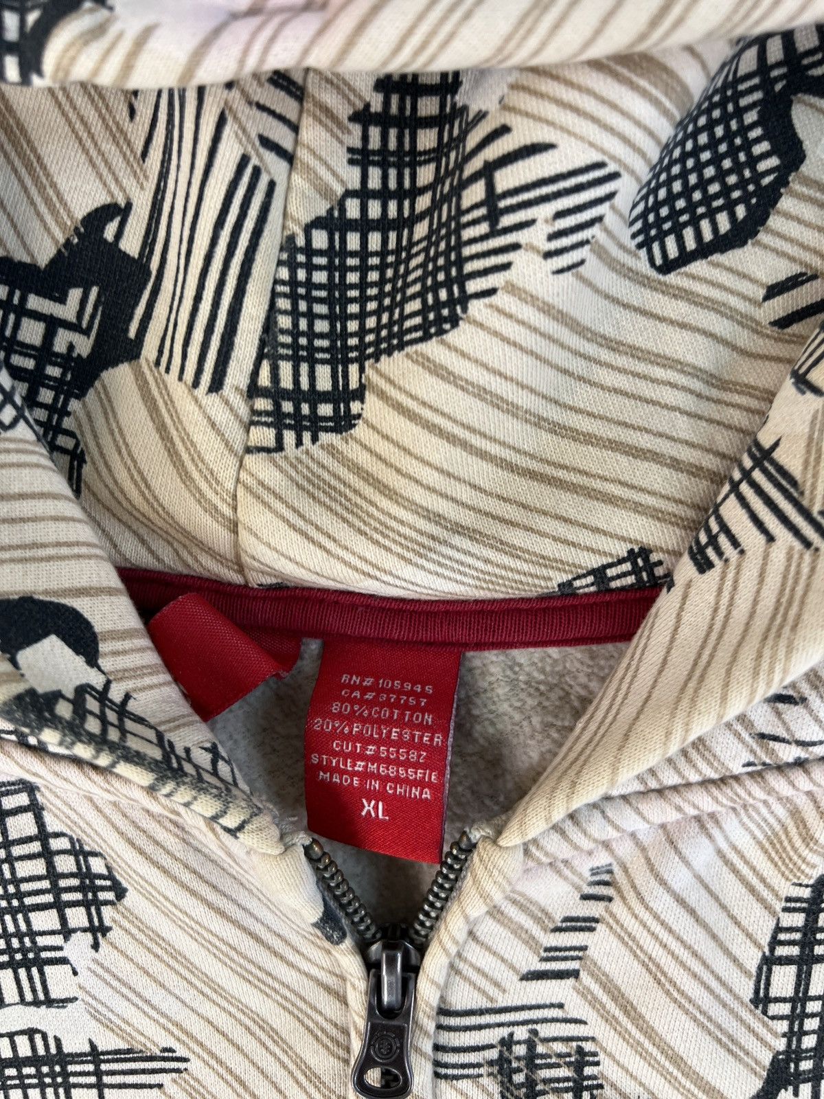 Element Element Skateboards Y2K Men XL Full Zip Hoodie Abstract Size US XL / EU 56 / 4 - 5 Thumbnail