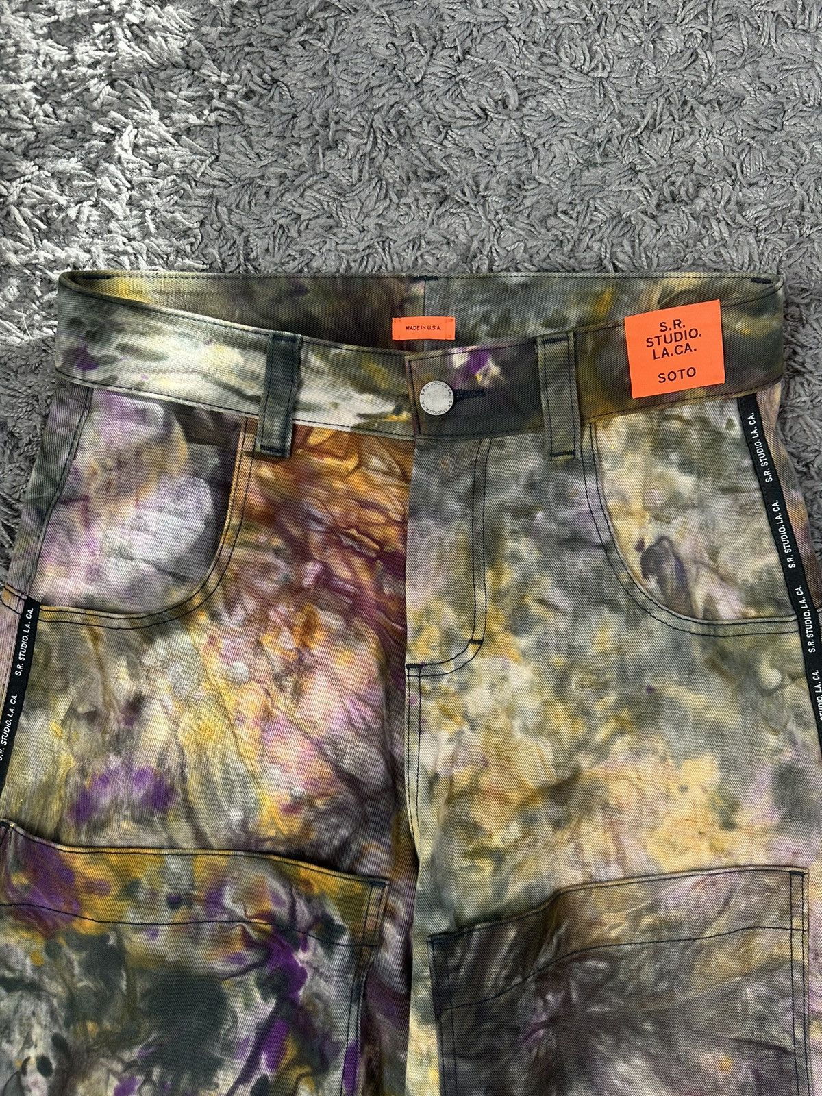 Raf Simons × Sterling Ruby S.R Studio LA.CA Raver Pants 1of1 Size US 32 / EU 48 - 7 Thumbnail