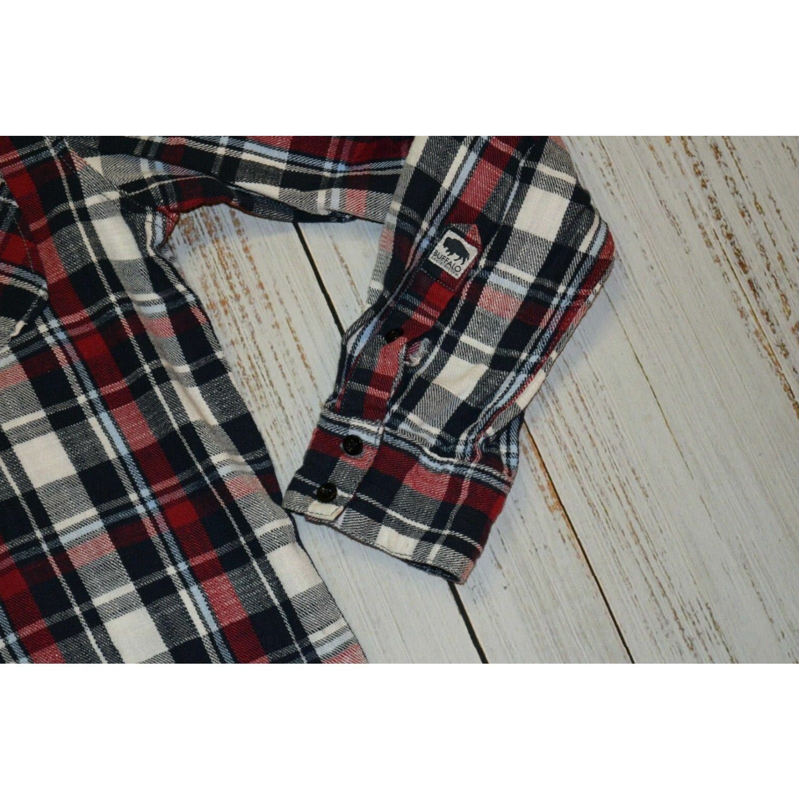 Buffalo David Bitton Buffalo David Bitton Men Shirt Flannel Red Plaid Long-Sleeve 100% Cotton XL Button-Up Western Casual Womens? Size US XL / EU 56 / 4 - 2 Thumbnail
