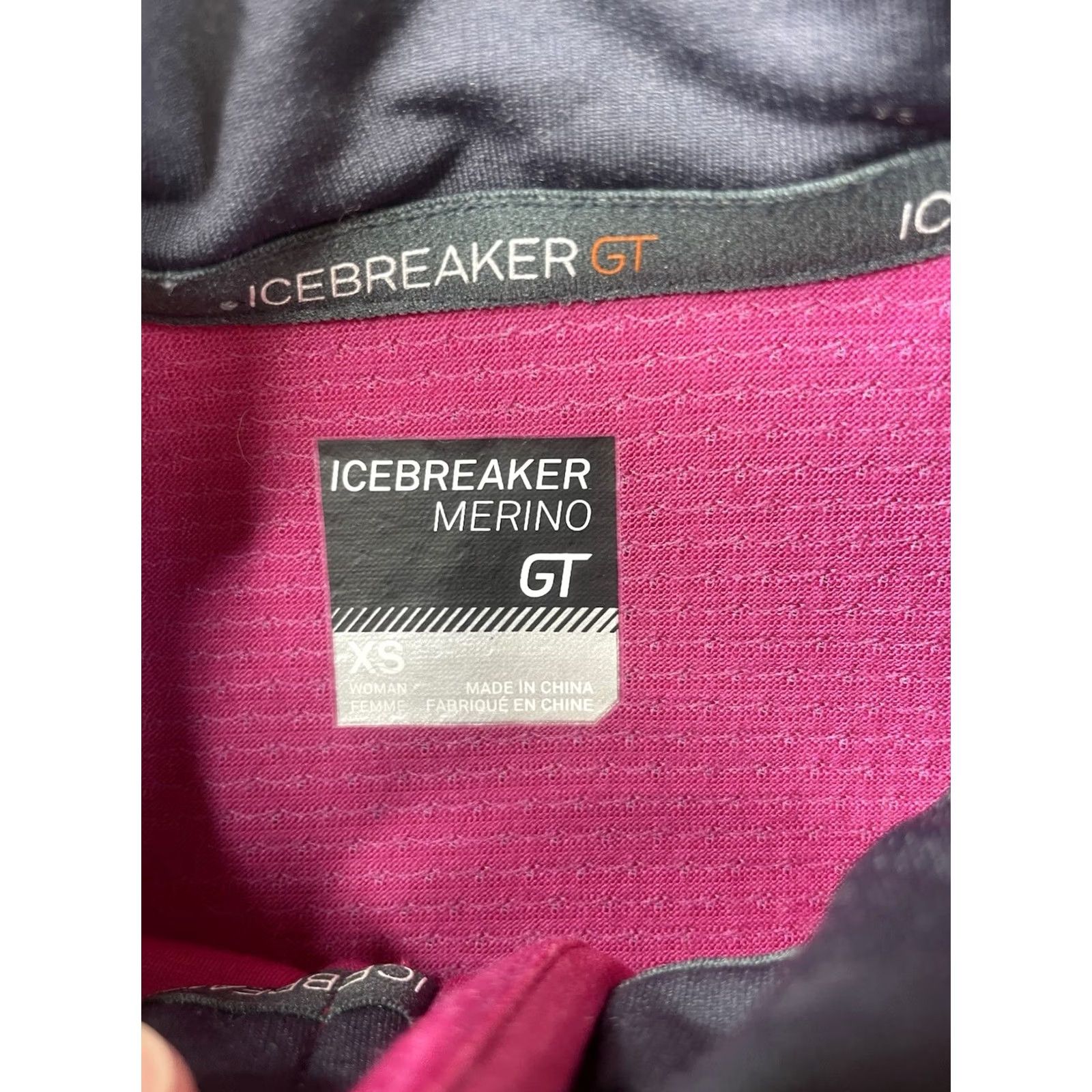 Icebreaker Icebreaker Women's XS Pink Softshell Full Zip Vest Lightweight Breathable Hiking Running Windbreaker Size XS / US 0-2 / IT 36-38 - 3 Thumbnail