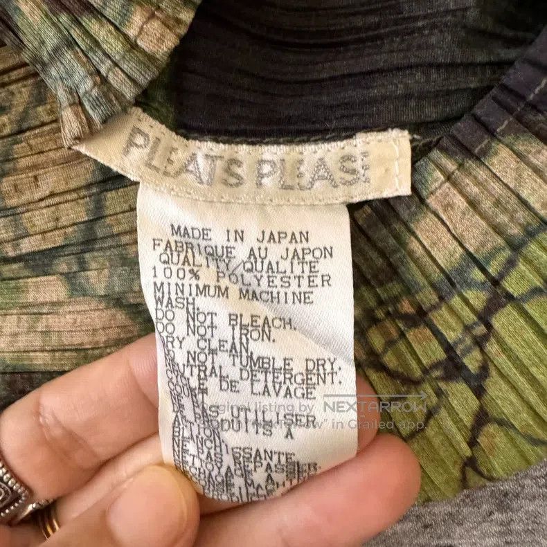 Issey Miyake Issey Miyake Rock Texture Long Sleeve Top Size L / US 10 / IT 46 - 5 Thumbnail