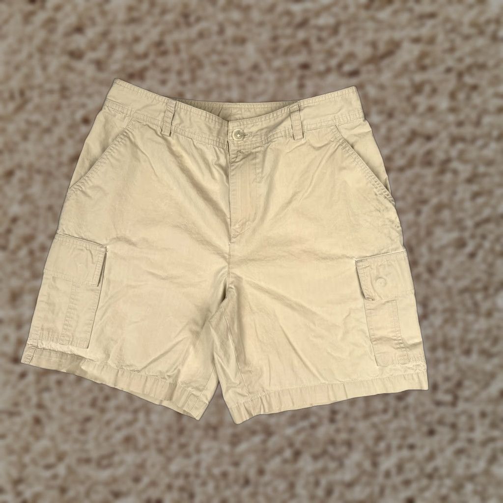 Ralph Lauren Lauren Ralph Lauren Shorts Womens 8P Beige Cargo Twill Hiking Travel Casual Petsite? Size 30" / US 8 / IT 44 - 1 Thumbnail