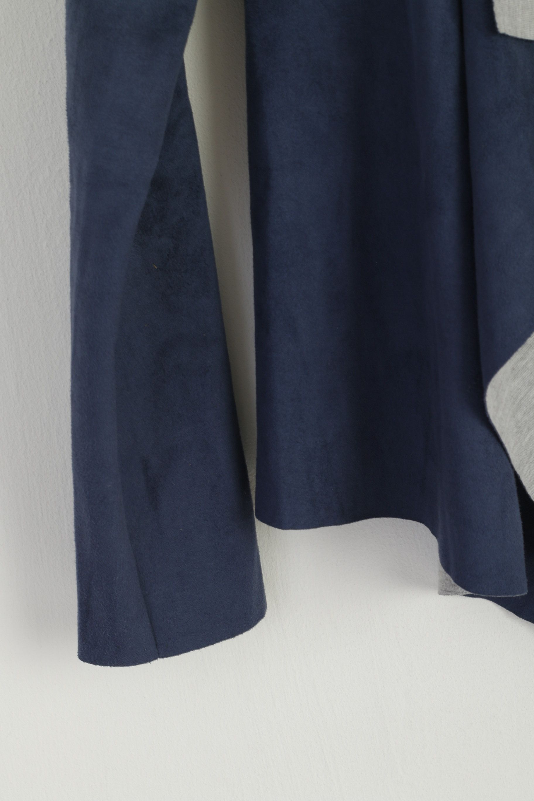 Vintage Luna Allegra Women M Blazer Navy Soft Italy 7594 Size M / US 6-8 / IT 42-44 - 3 Thumbnail
