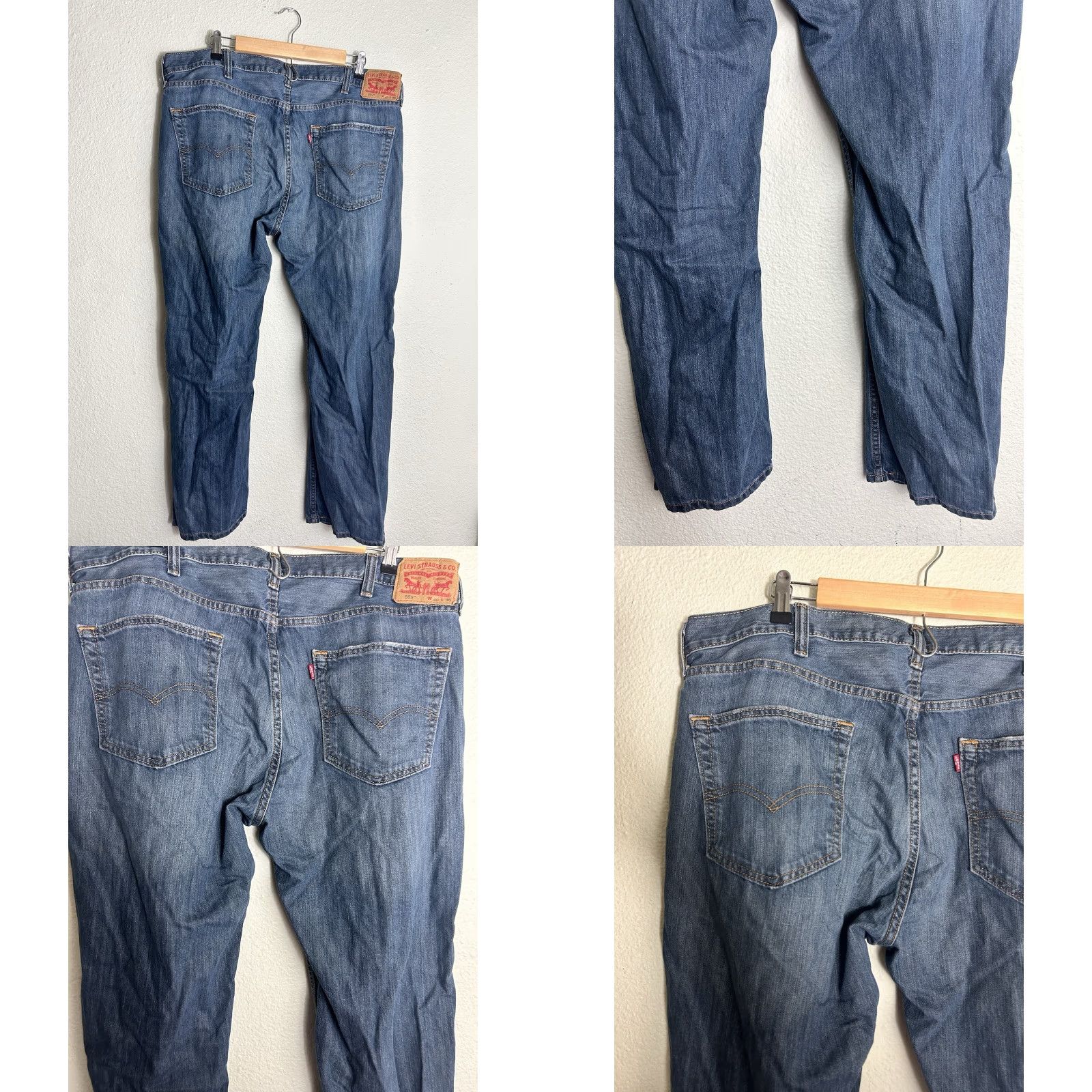 Levi's Levi’s 559 Jeans Dark Wash Mens Size 40x30 Jeans Straight Blue 559 Mens Size US 40 / EU 56 - 8 Thumbnail