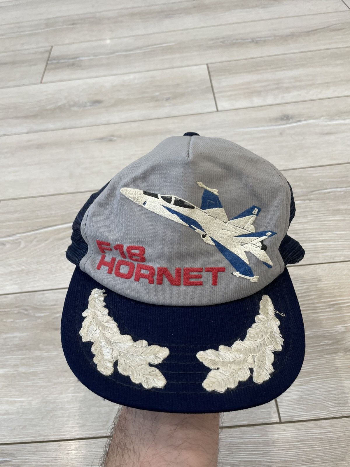 Avirex Vintage F-18 Hornet cap hat Made in USA Size ONE SIZE - 2 Thumbnail