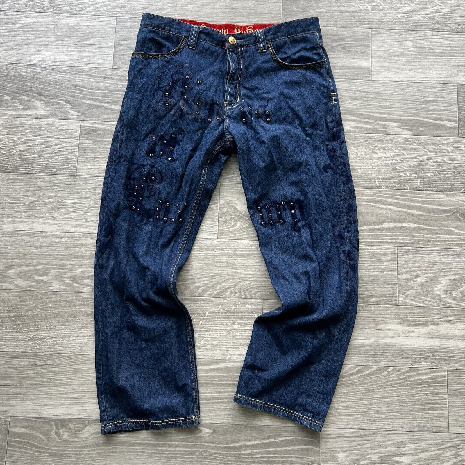 Other Vintage CROWN HOLDER Y2K Baggy Emo Grunge Jeans Size US 40 / EU 56 - 1 Thumbnail