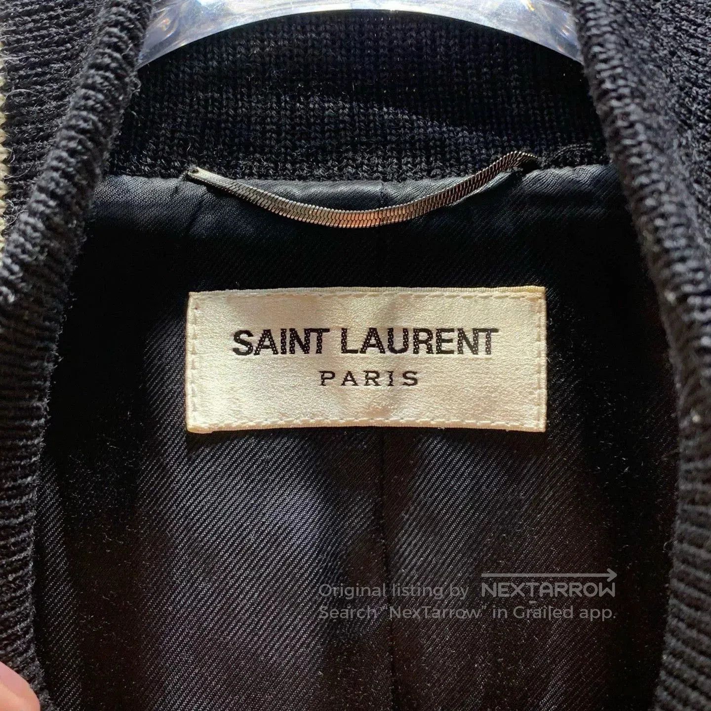 Saint Laurent Paris Saint Laurent Striped Baseball Jacket. Size US M / EU 48-50 / 2 - 2 Thumbnail