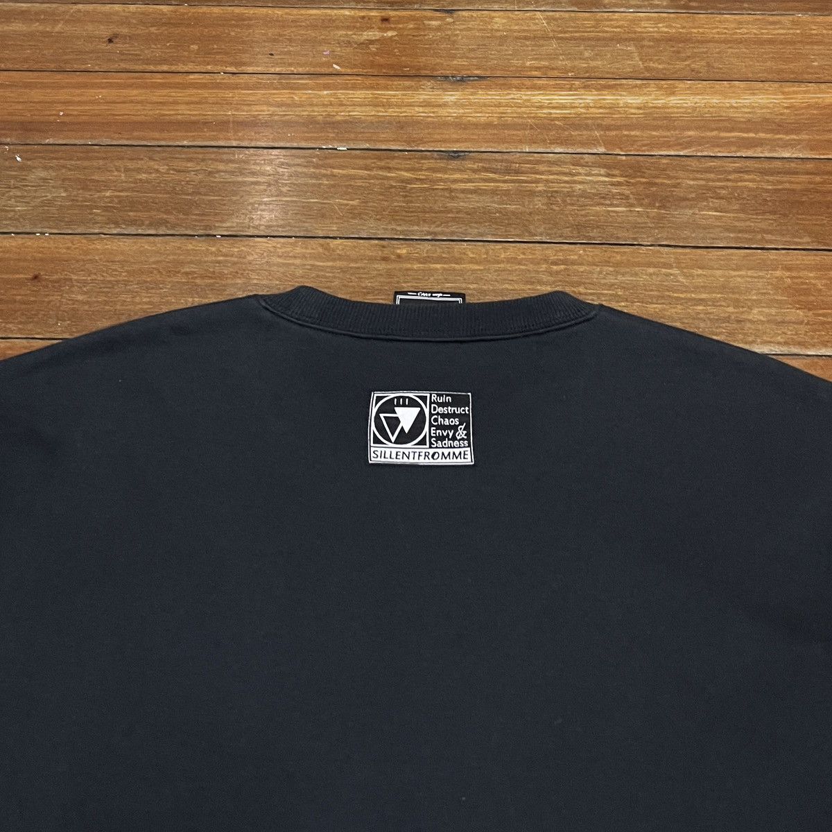 Japanese Brand Rare Design Japanese Brand Silent From Me Sweatshirt 2000s Size US XXL / EU 58 / 5 - 8 Thumbnail