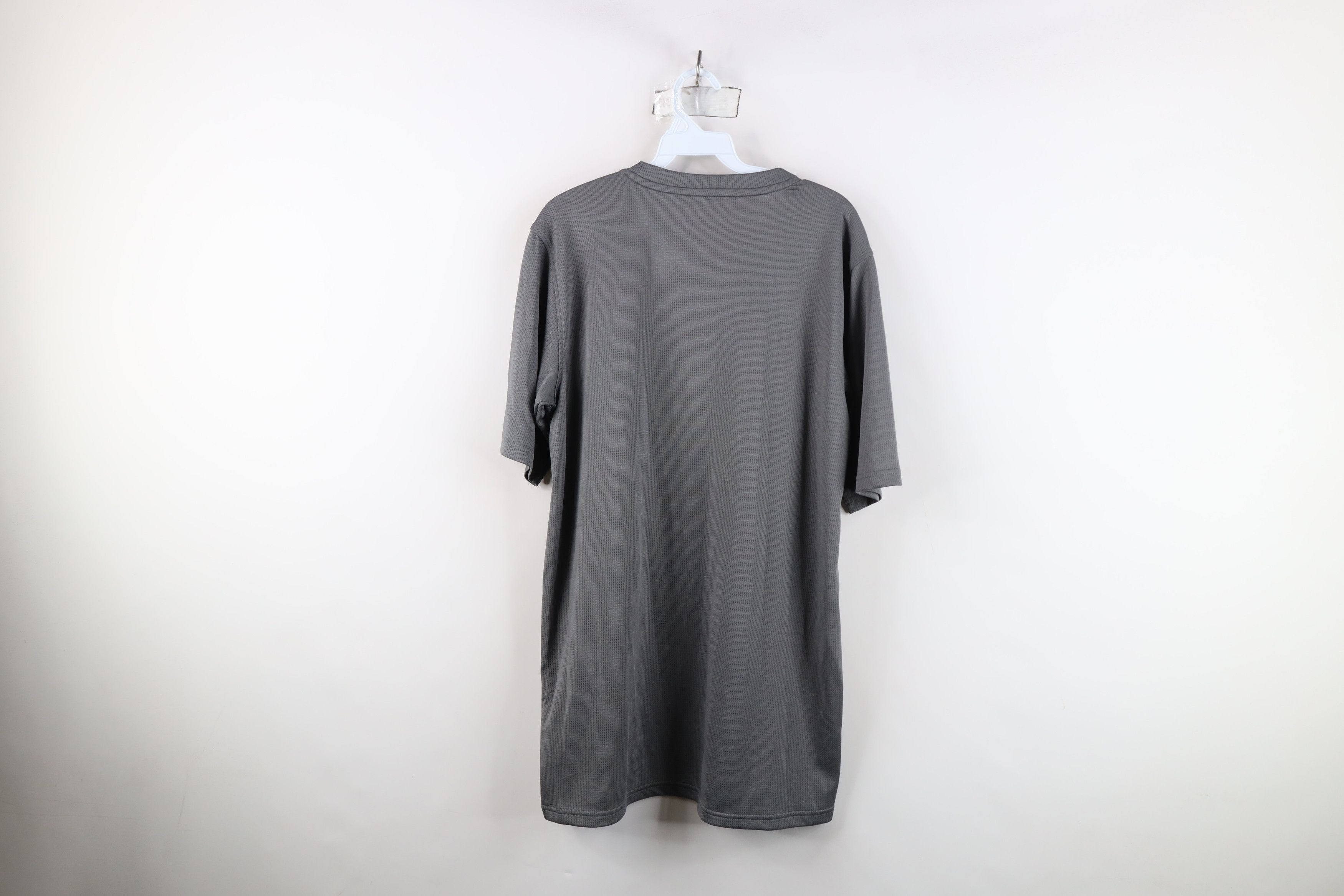 Puma New Puma Logo Knit Short Sleeve Training Gym T-Shirt Gray Size US M / EU 48-50 / 2 - 10 Thumbnail