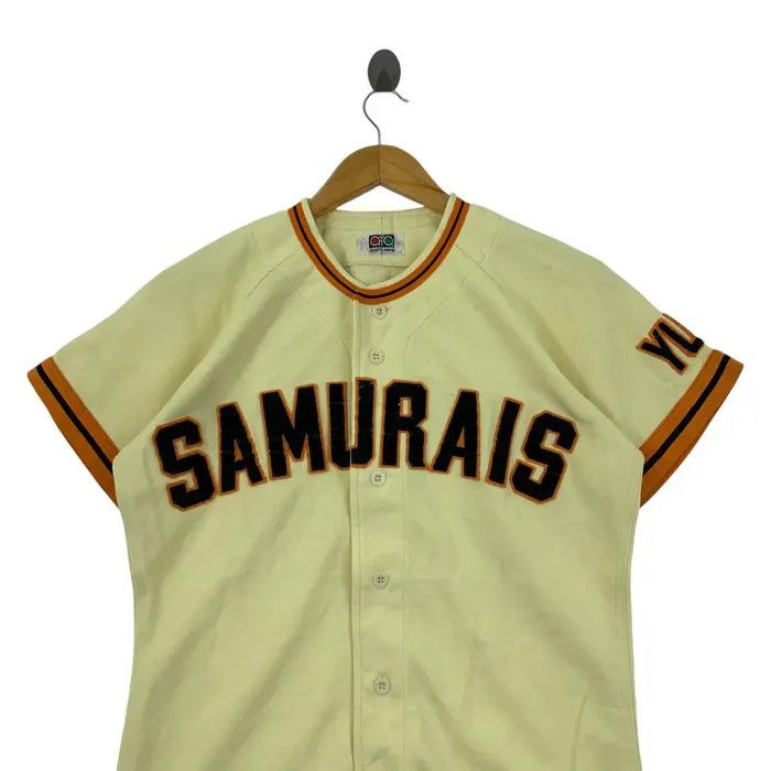 Asics Vintage ASICS GTO SAMURAI Yuki Baseball Jersey Tee Shirt Size US L / EU 52-54 / 3 - 3 Thumbnail