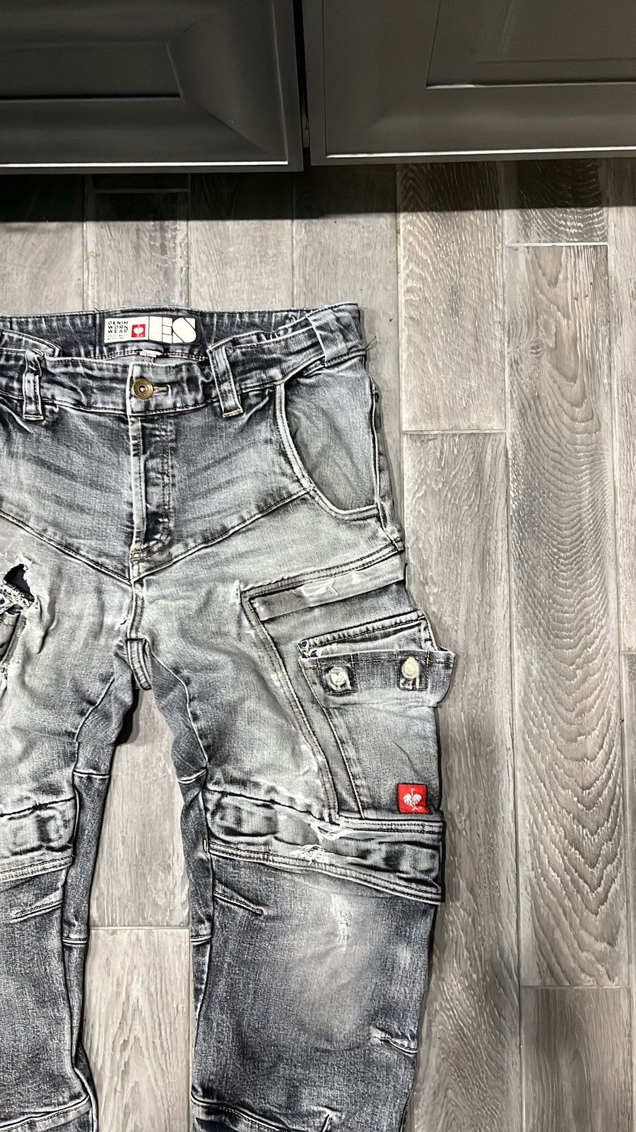 Japanese Brand × Vintage Vintage multi pocket Denim Work Wear Enqelbert Strause jeans Size US 33 - 2 Thumbnail