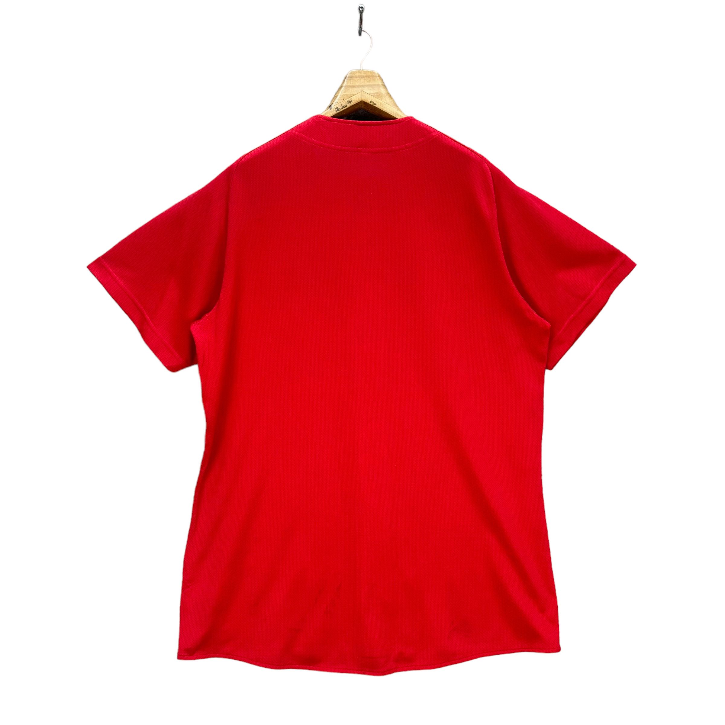 Asics ASICS DRAGONS BIG LOGO RED BUTTON JERSEY #8476-011 Size US M / EU 48-50 / 2 - 9 Thumbnail