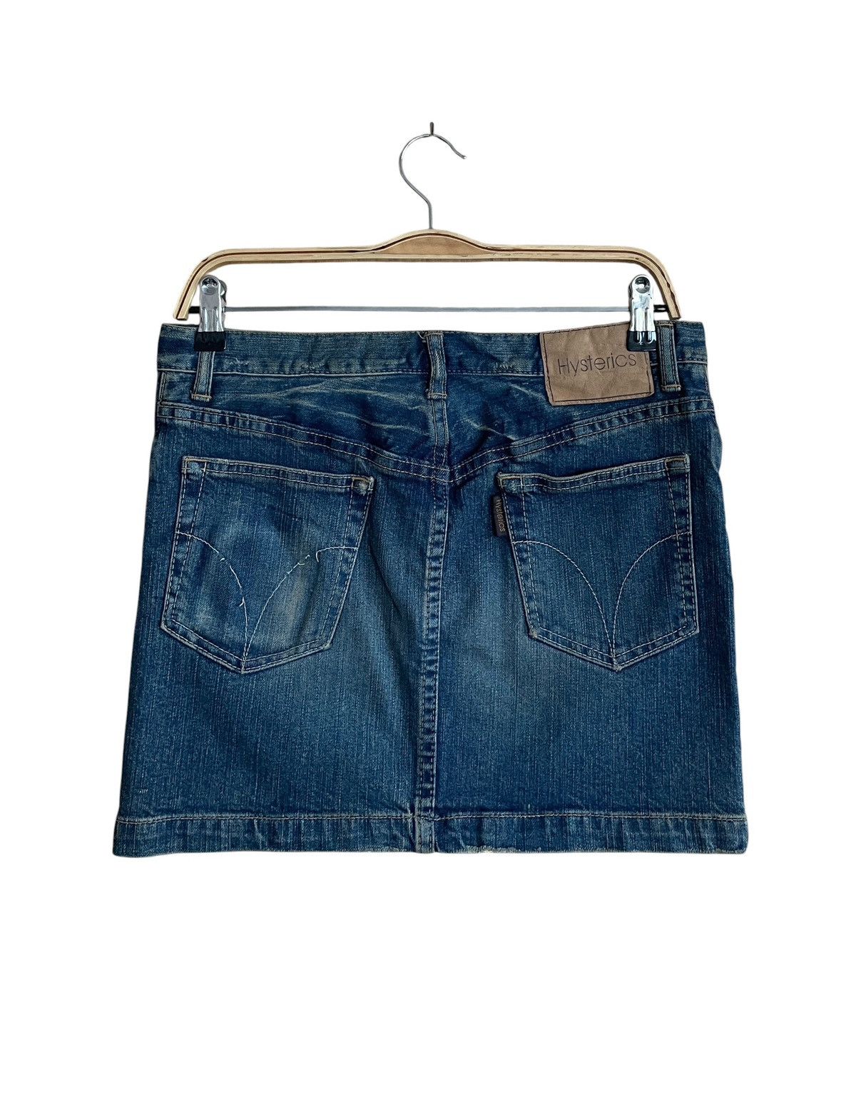 Levi's Vintage Japanese Brand Hysteric Glamour Skirt Jeans 1990s Size 30" / US 8 / IT 44 - 2 Thumbnail