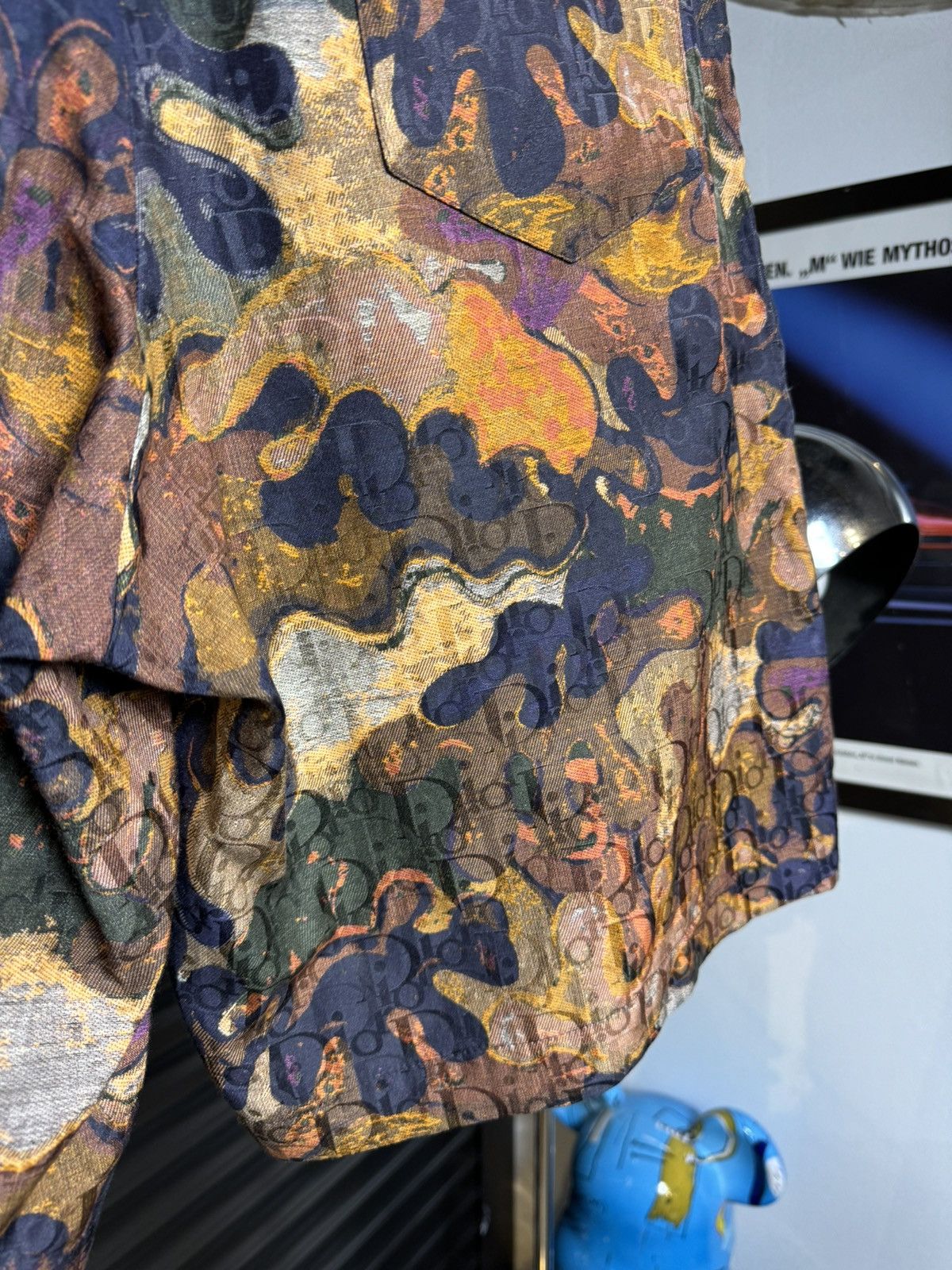 Dior Dior x Peter Doig Runway Monogram Oblique Silk Shorts - 52 Size US 36 / EU 52 - 8 Thumbnail