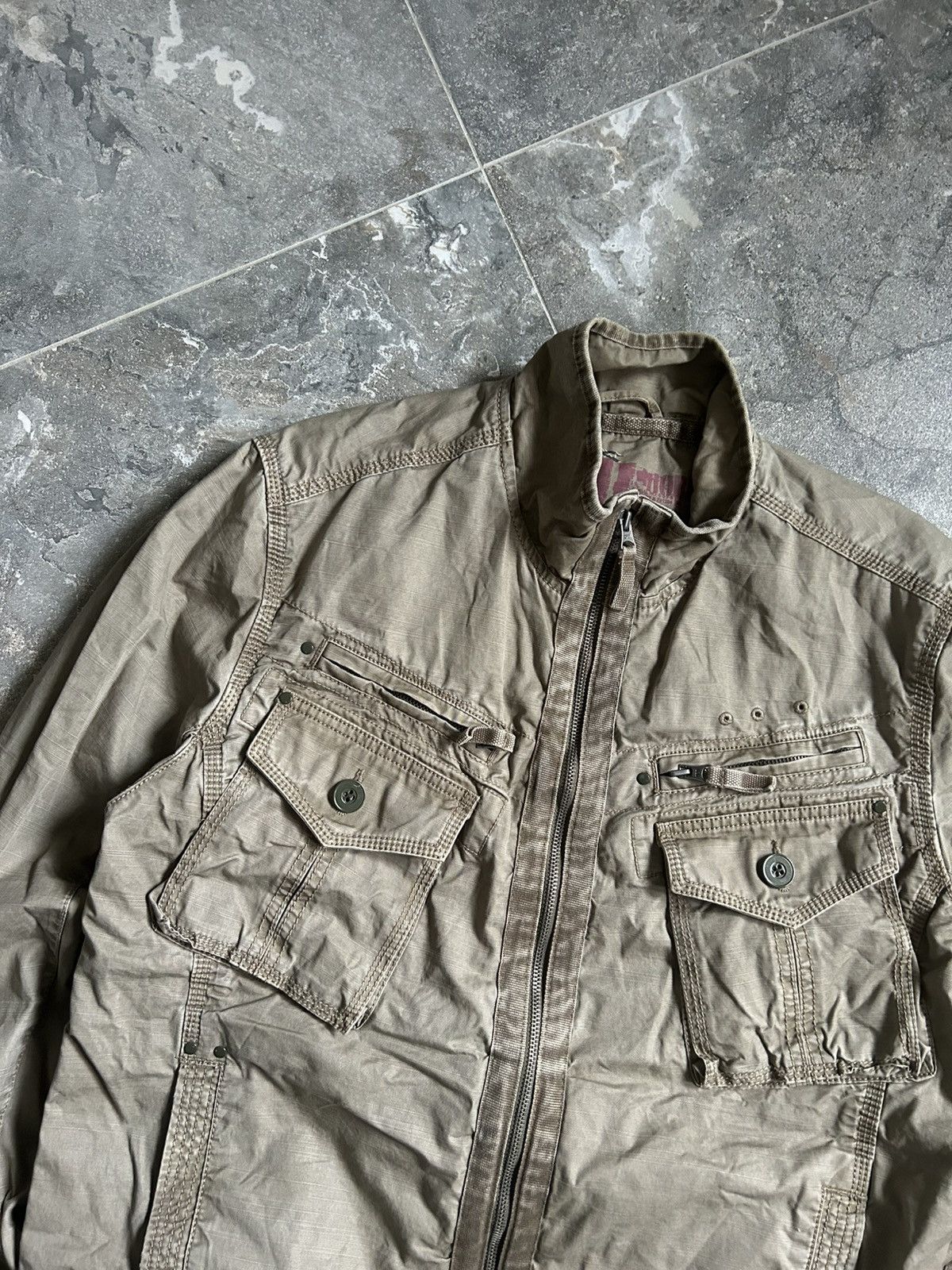 Japanese Brand × Vintage Vintage Japanese Style Y2K Distressed Grunge Jacket Size US L / EU 52-54 / 3 - 6 Thumbnail