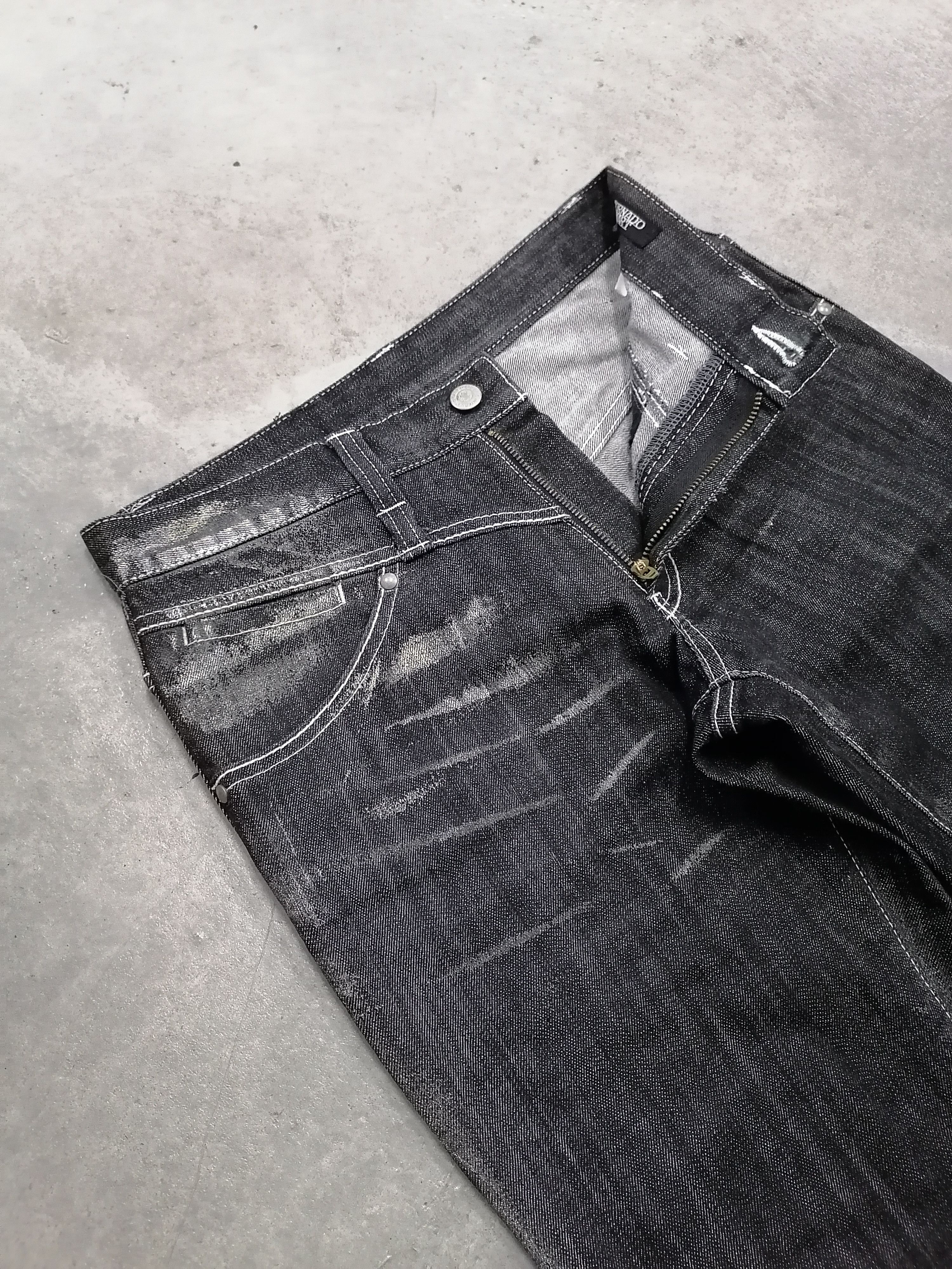 Japanese Brand × Tornado Mart Flare Jeans Splattered Tornado Mart Denim Pants Size US 28 / EU 44 - 6 Thumbnail