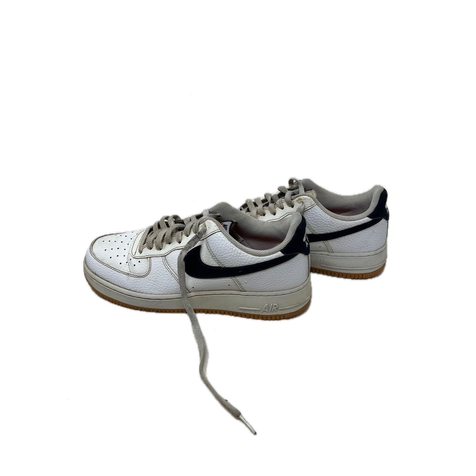 Nike Nike Air Force 1 Low '07 White Obsidian Mens 10 Size US 11 / EU 44 - 2 Thumbnail