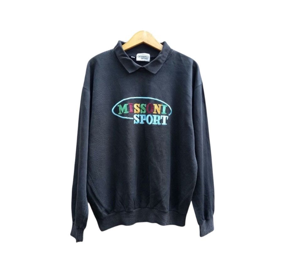 Missoni Missoni Sports Faded Distressed Sweatshirt Size US L / EU 52-54 / 3 - 1 Thumbnail
