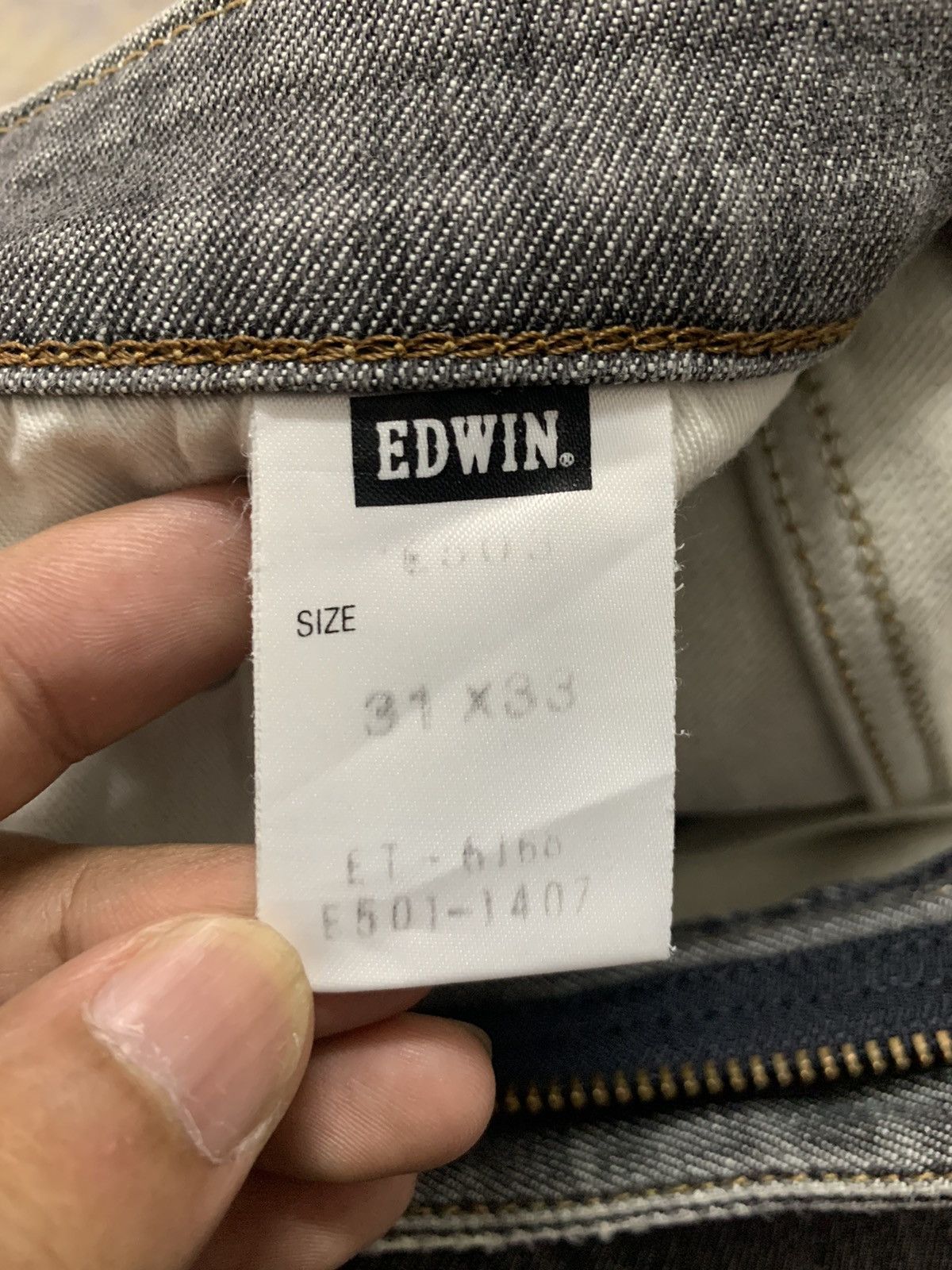 Japanese Brand Vintage Edwin Distressed Denim Kapital Boro Style 30x28 Size US 30 / EU 46 - 16 Thumbnail