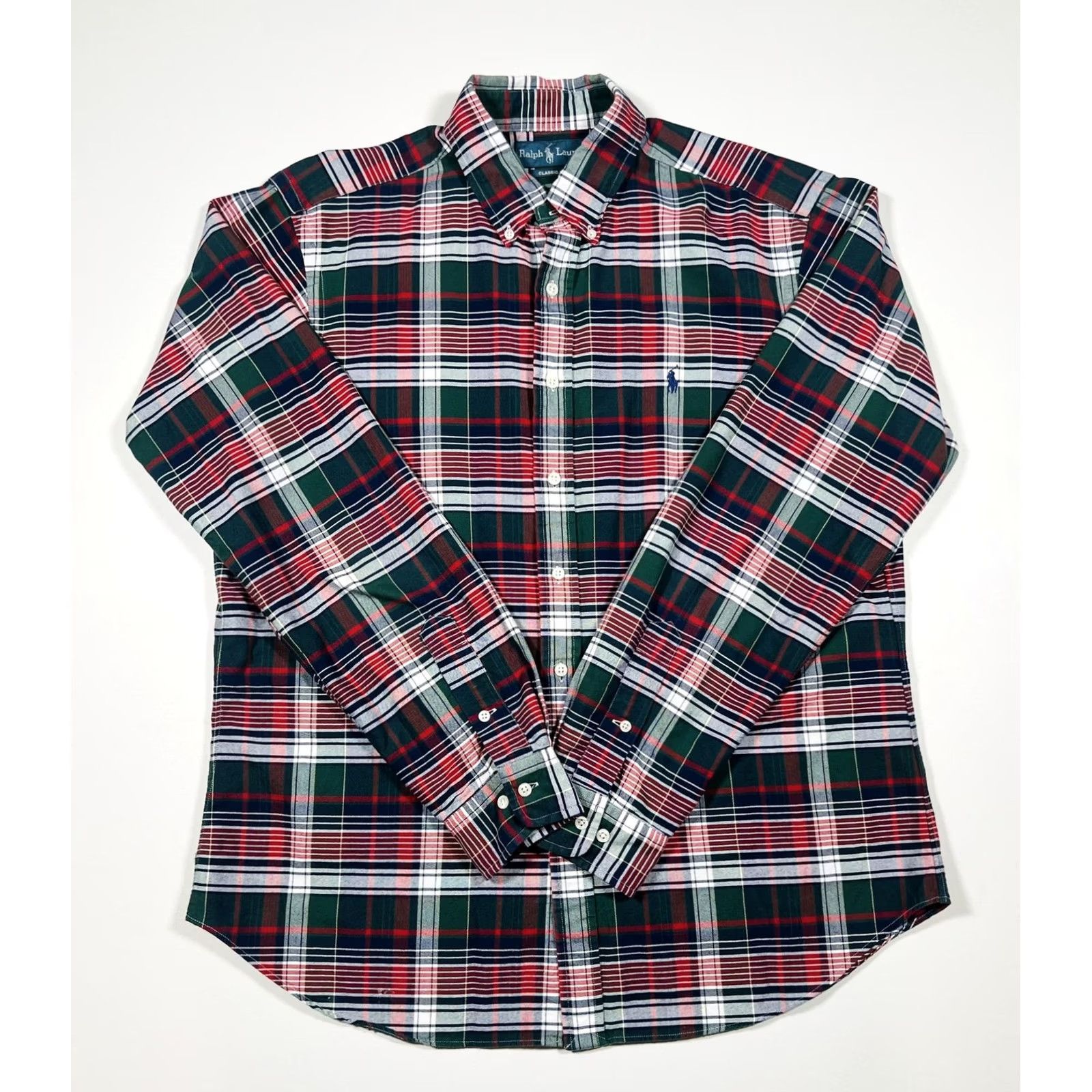 Ralph Lauren Ralph Lauren Shirt Mens XL Plaid Classic Fit Button Down Long Sleeve Preppy Size US XL / EU 56 / 4 - 2 Thumbnail