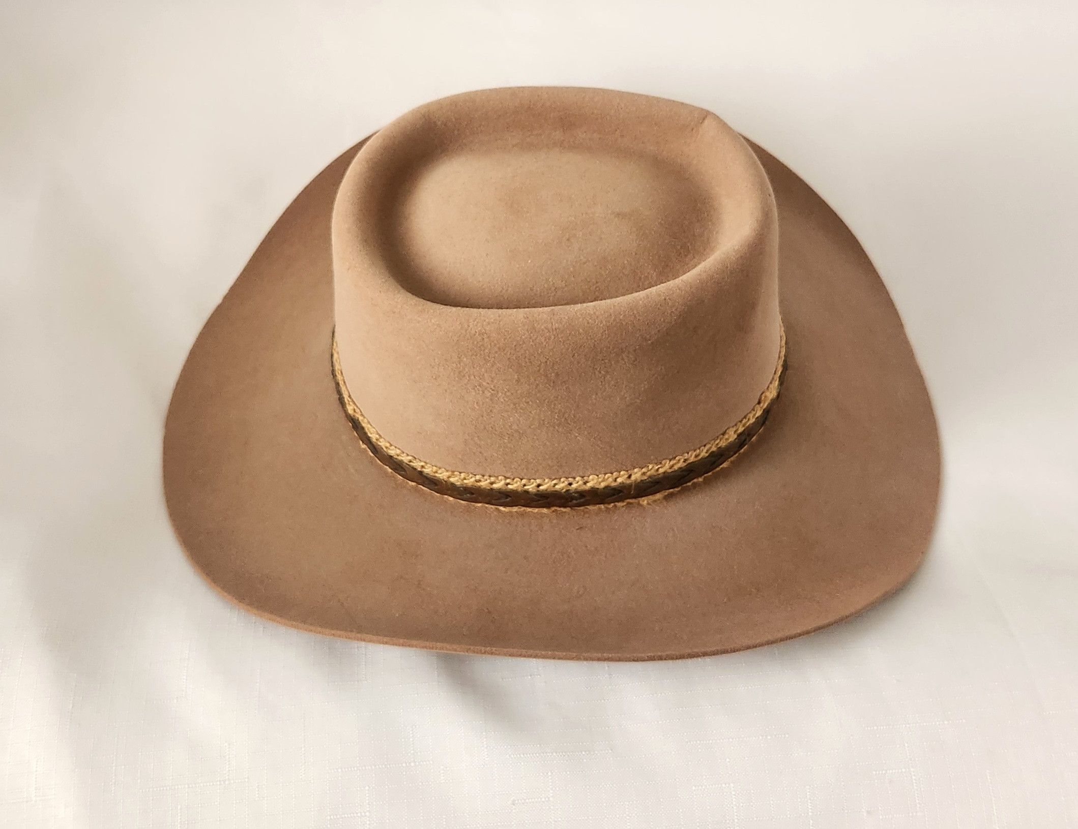 Vintage Longhorn Vintage Cowboy Felt Hat 3X Beaver size 6 7/8 Brown Size ONE SIZE - 3 Thumbnail
